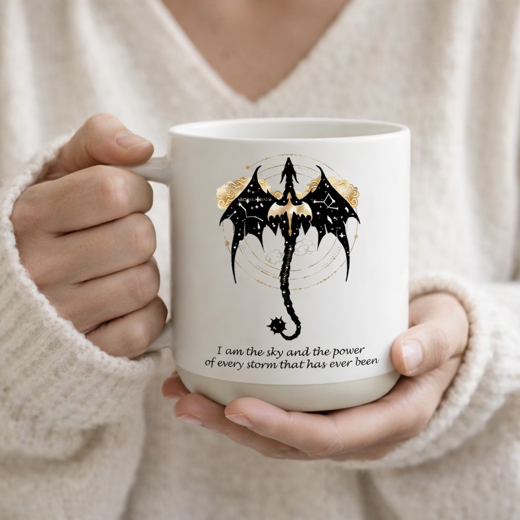 Fourth Wing Mug Bookish Dragon Mug Romantasy Mug for Xaden Riorson Fans BookTok Mug Gift for Wife Cute Bookish Mug Book Lover Gift