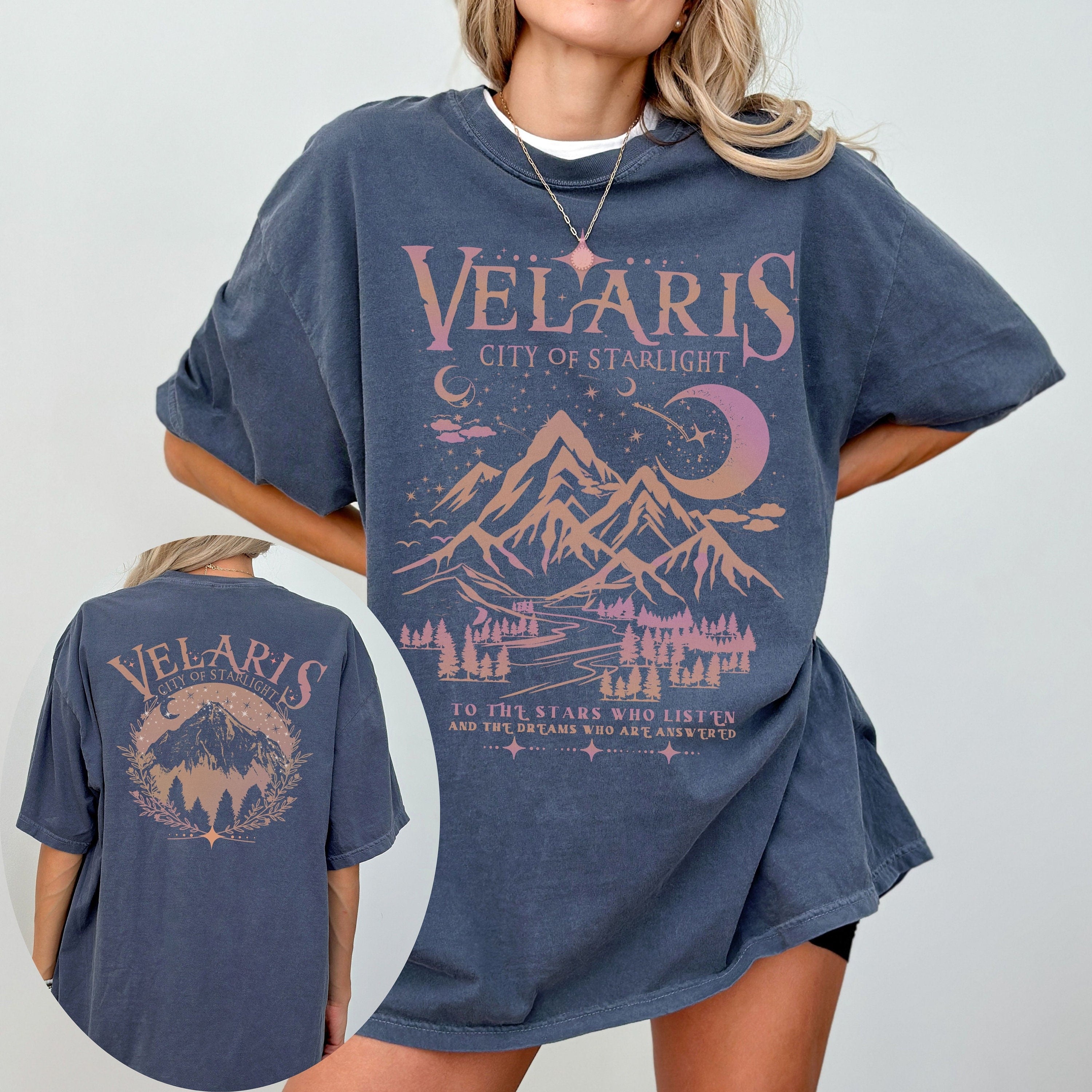 Velaris Shirt, ACOTAR Comfort Colors, City Of Starlight, Night Court T-Shirt, Rhysand Quotes, Sarah J Maas Apparel, Book Lover Gift CFVLR69