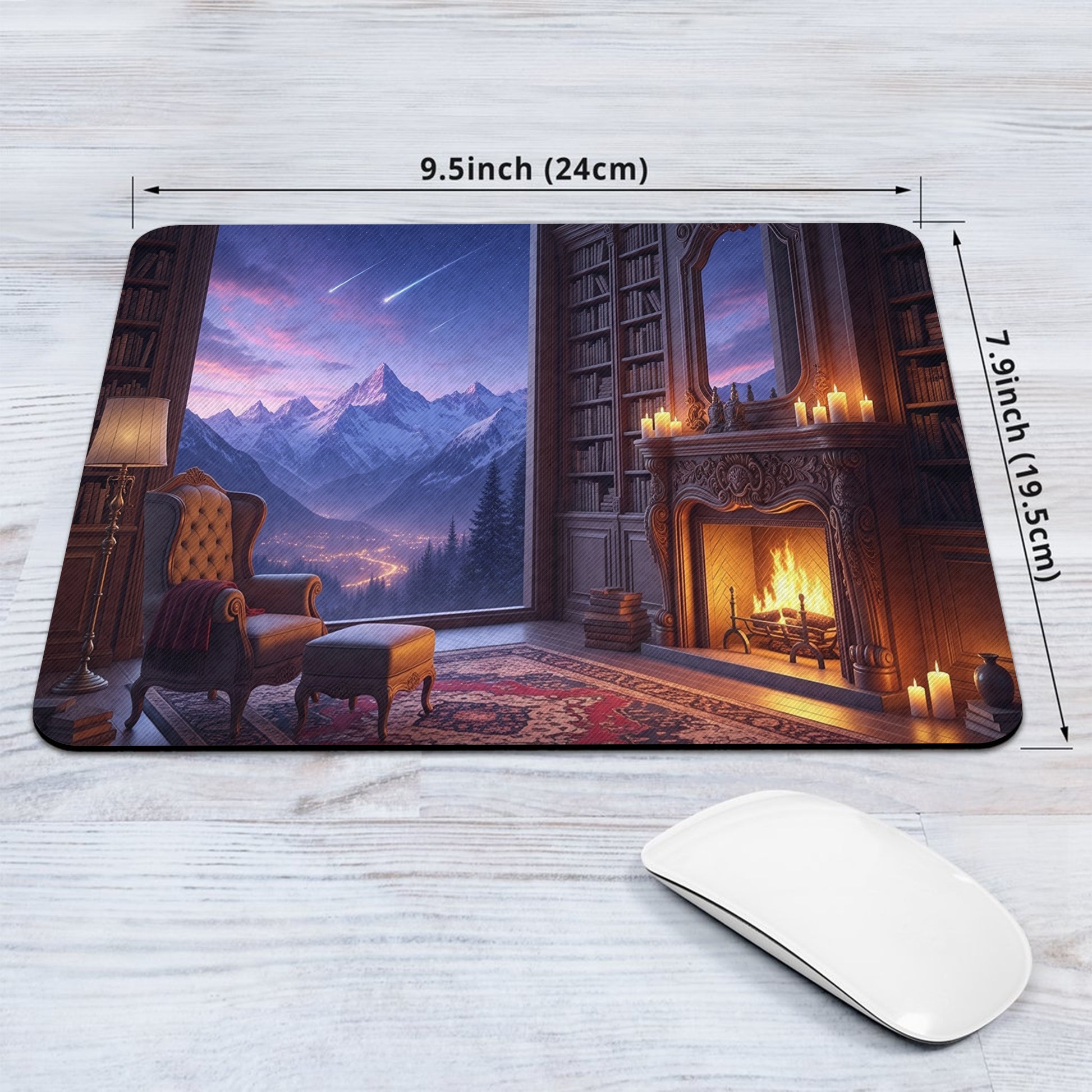 ACOTAR Velaris Desk Mat, City of Starlight Fantasy Large Desk Mat, A Court of Thorns and Roses Bookish Gift DMVLR02