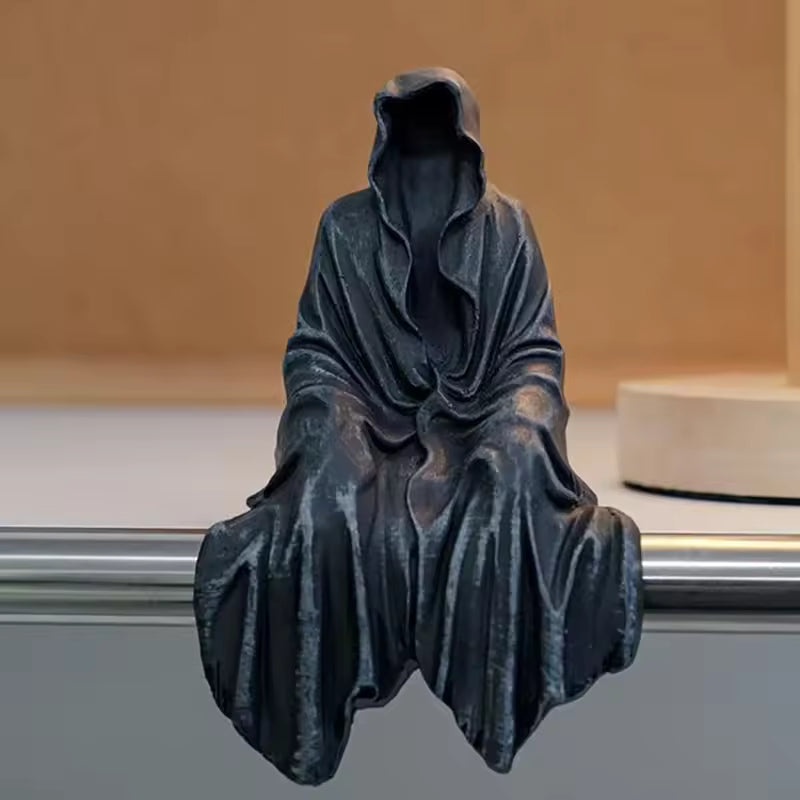 Suriel ACOTAR Bookcase Ornament Sitting Death Grim Reaper Ghost 3D Printed