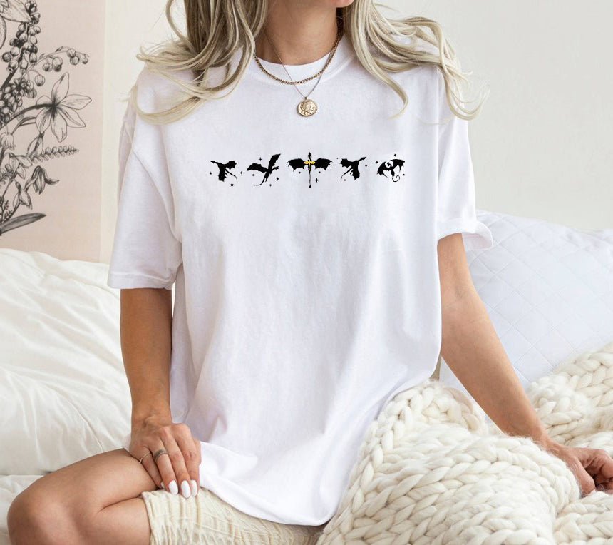 Basgiath War College Comfort Colors Shirt , Fourth Wing Shirt, The Empyrean Shirt . CFVLR11