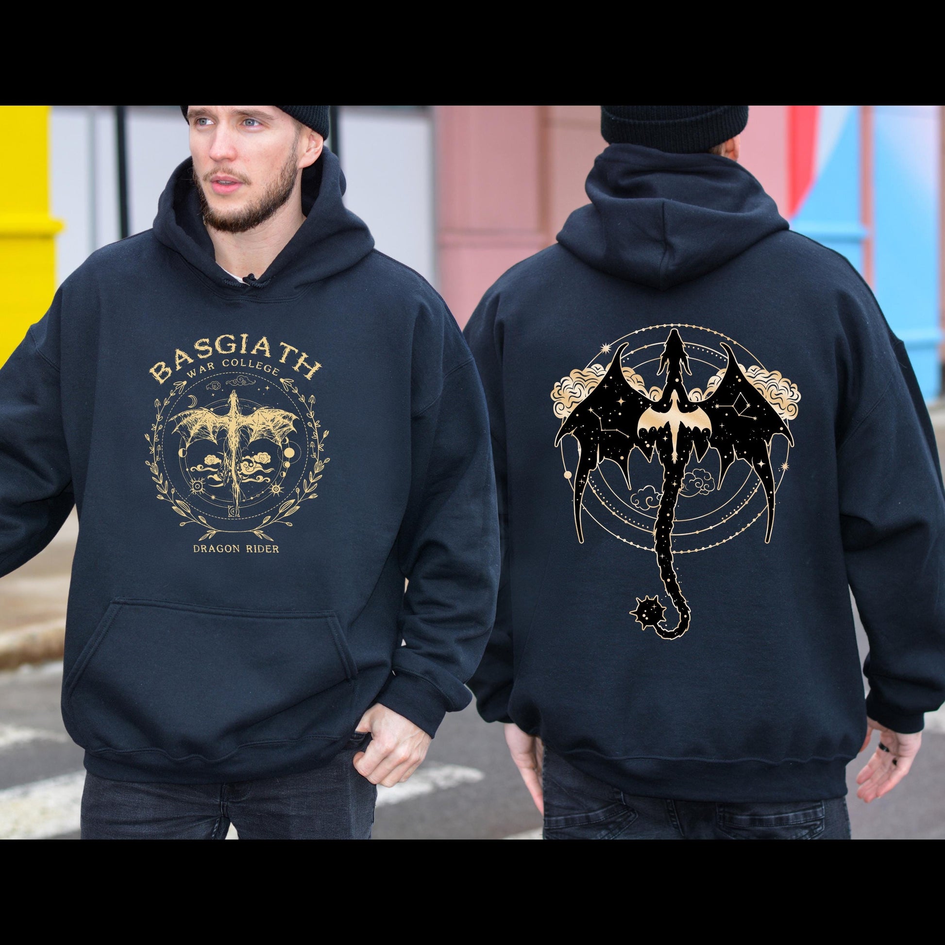 Comfort Colors  Fourth Wing Double-Sided Sweatshirt, Basgiath War College Hoodie, Basgiath War College Gift, Fourth Wing Sweatshirt, Bookish Dragon Rider CFVLR29