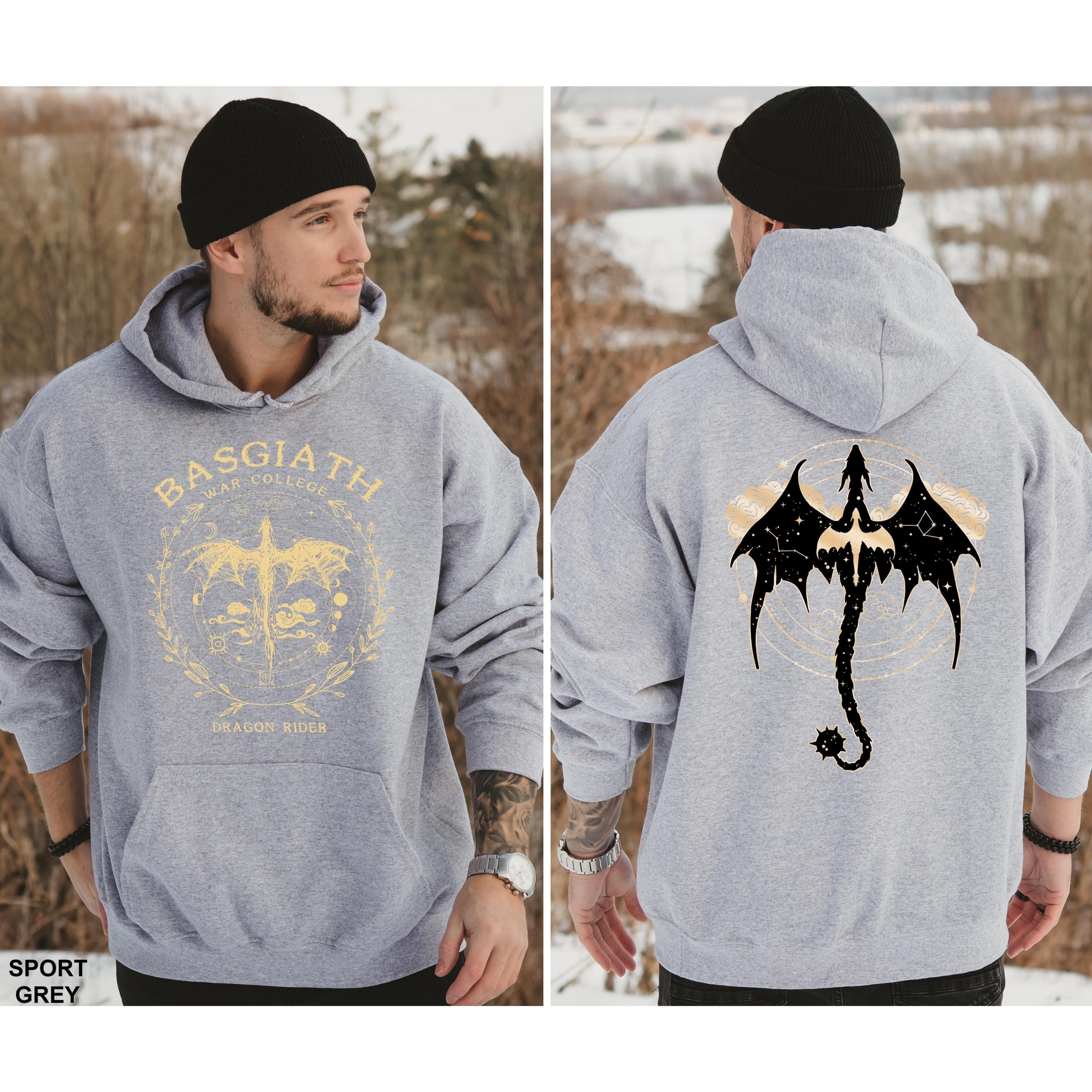 Comfort Colors  Fourth Wing Double-Sided Sweatshirt, Basgiath War College Hoodie, Basgiath War College Gift, Fourth Wing Sweatshirt, Bookish Dragon Rider CFVLR29