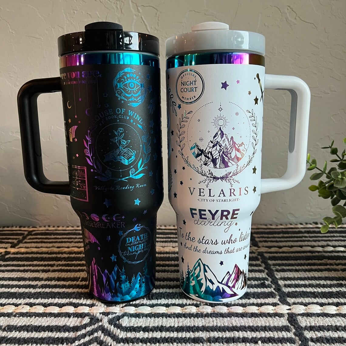 Velaris City of Starlight Tumbler 30oz/40oz, Feyre Darling Tumbler, Bookish Gift. VLR03