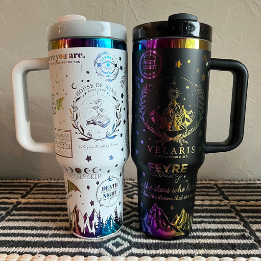 Velaris City of Starlight Tumbler 30oz/40oz, Feyre Darling Tumbler 30oz/40oz, Velaris Bookish Gift. VLR03