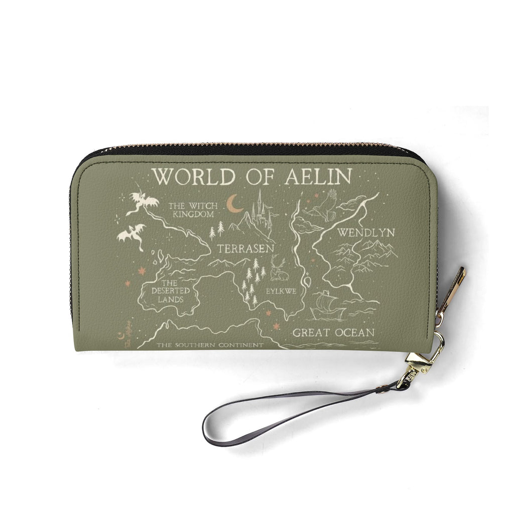 World Of Aelin Leather Bag, Throne Of Glass Inspired Bag, Personalized Leather Bag, Fantasy Leather Handbag, Perfect Gift for Women. HBVLR22