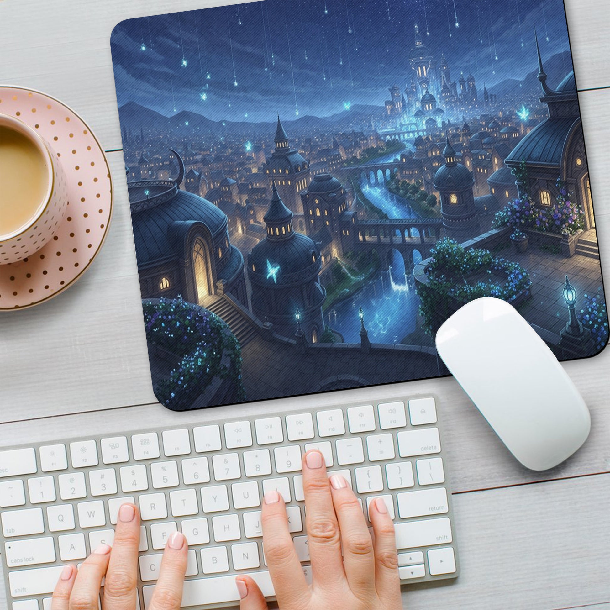 Velaris Desk Mat, ACOTAR City of Starlight Desk Pad, A Court of Thorns and Roses Mouse Pad DMVLR22