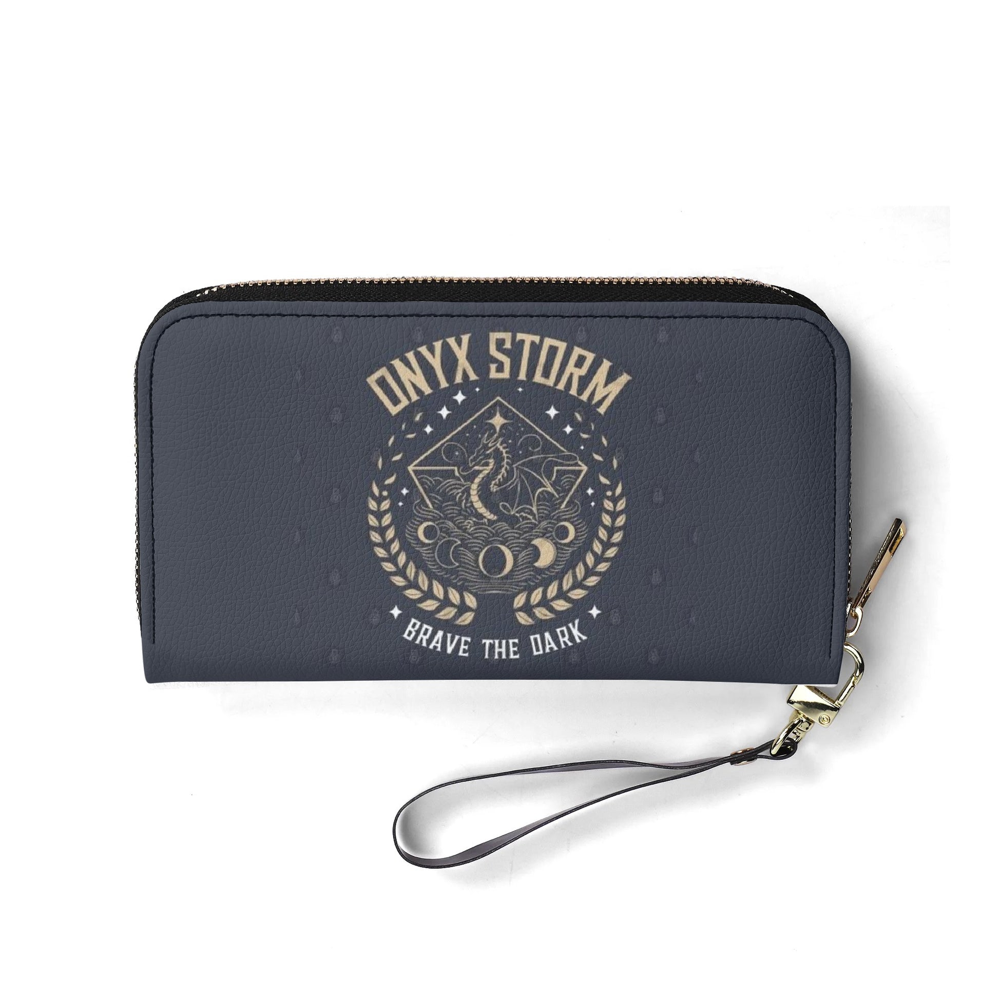 Onyx Storm Leather Bag, Brave The Dark Inspired Bag, Personalized Leather Bag, Fantasy Leather Handbag, Perfect Gift for Women. HBVLR23