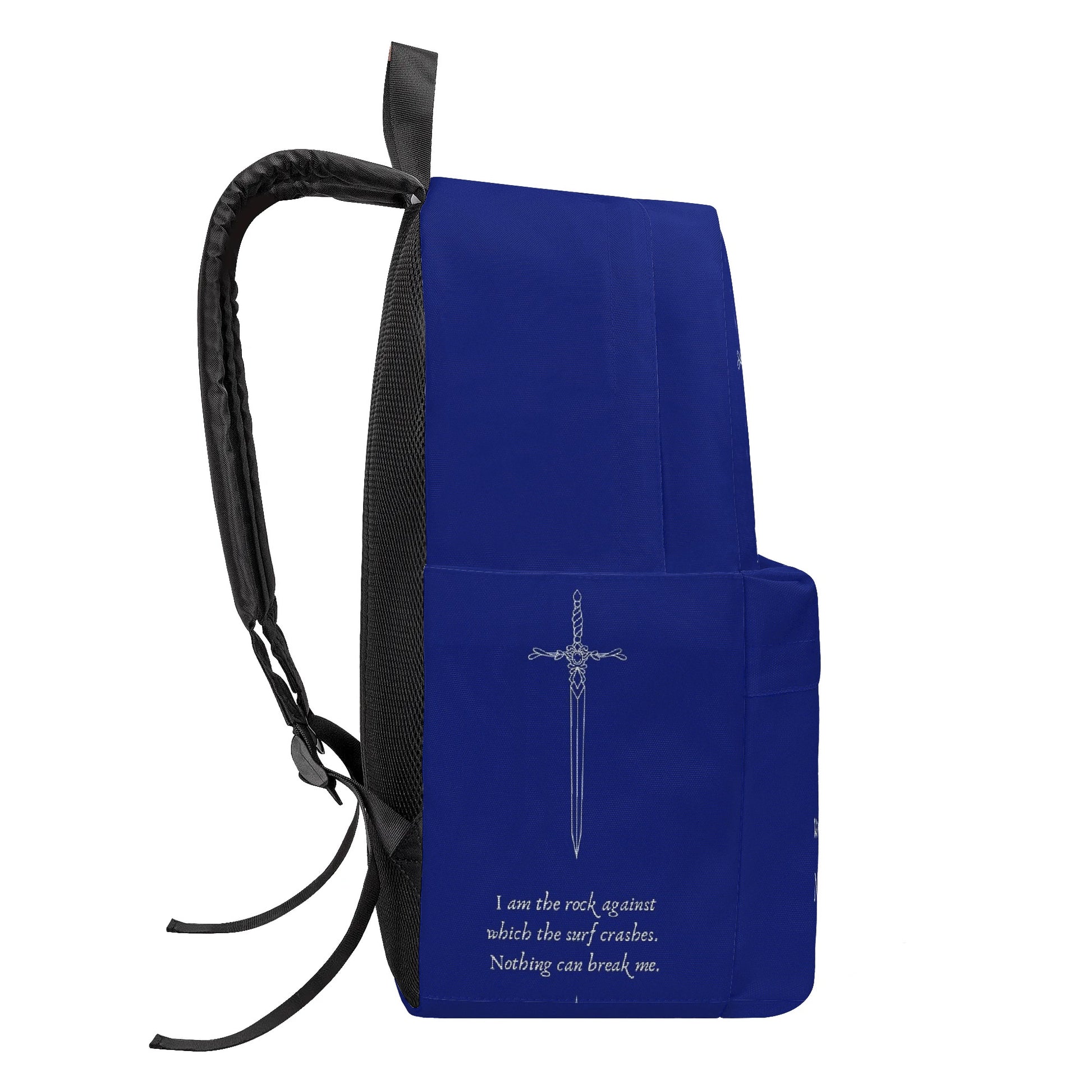 Throne of Glass Backpack, Rock Against Surf Quote, Fantasy Bookish Gift for Readers BPVLR21
