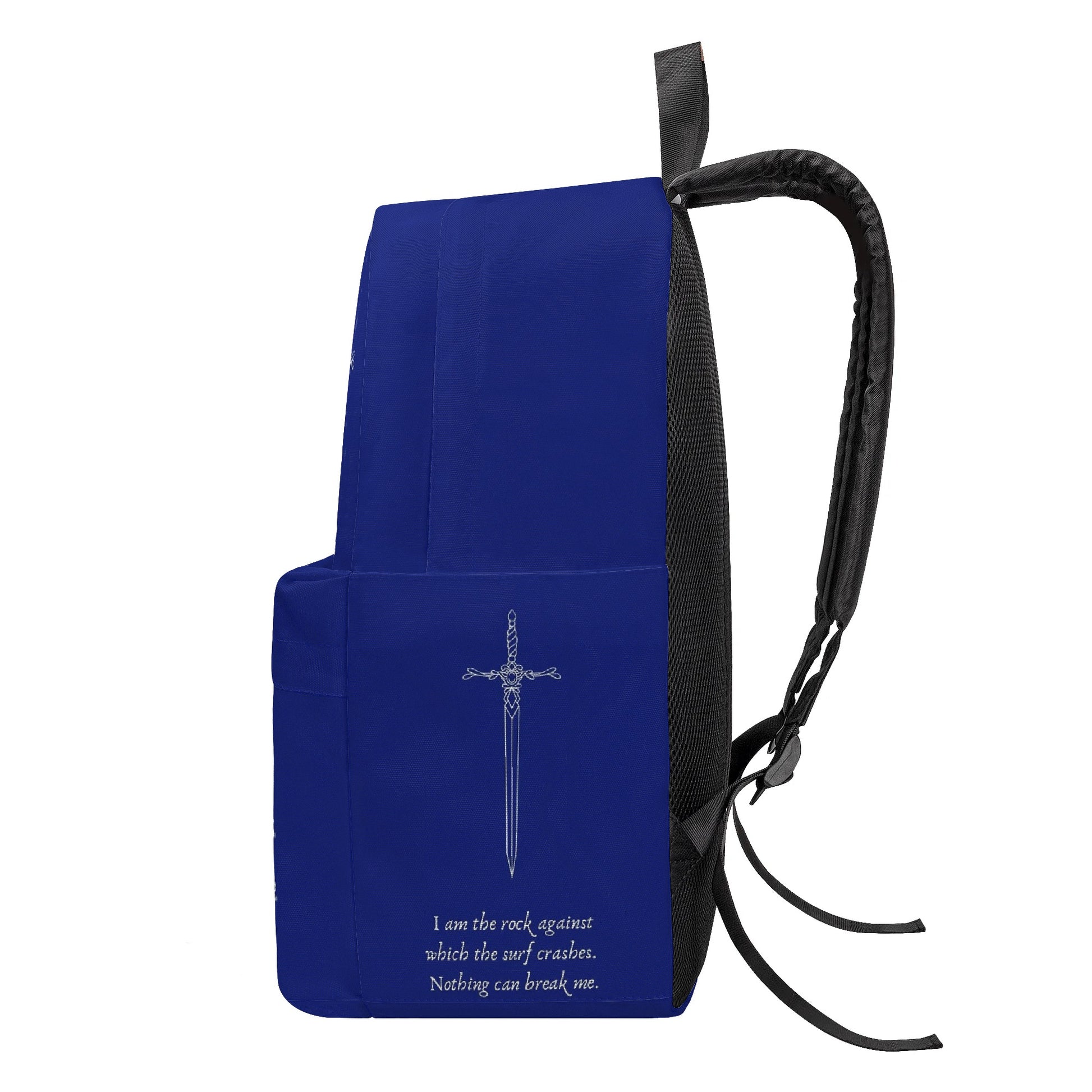 Throne of Glass Backpack, Rock Against Surf Quote, Fantasy Bookish Gift for Readers BPVLR21
