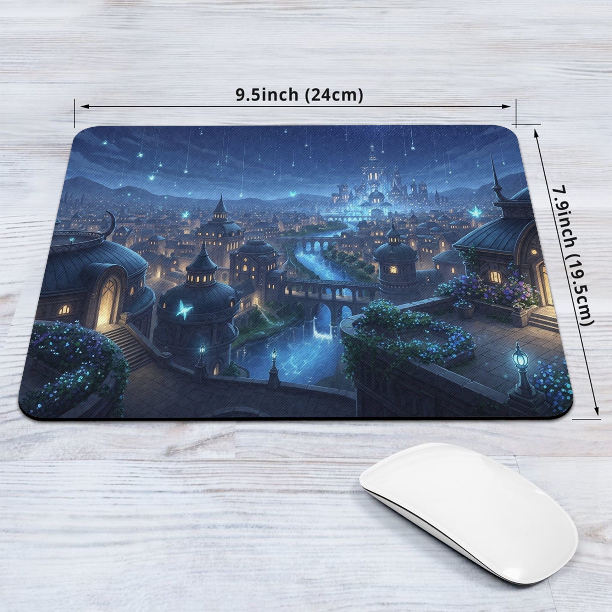 Velaris Desk Mat, ACOTAR City of Starlight Desk Pad, A Court of Thorns and Roses Mouse Pad DMVLR22