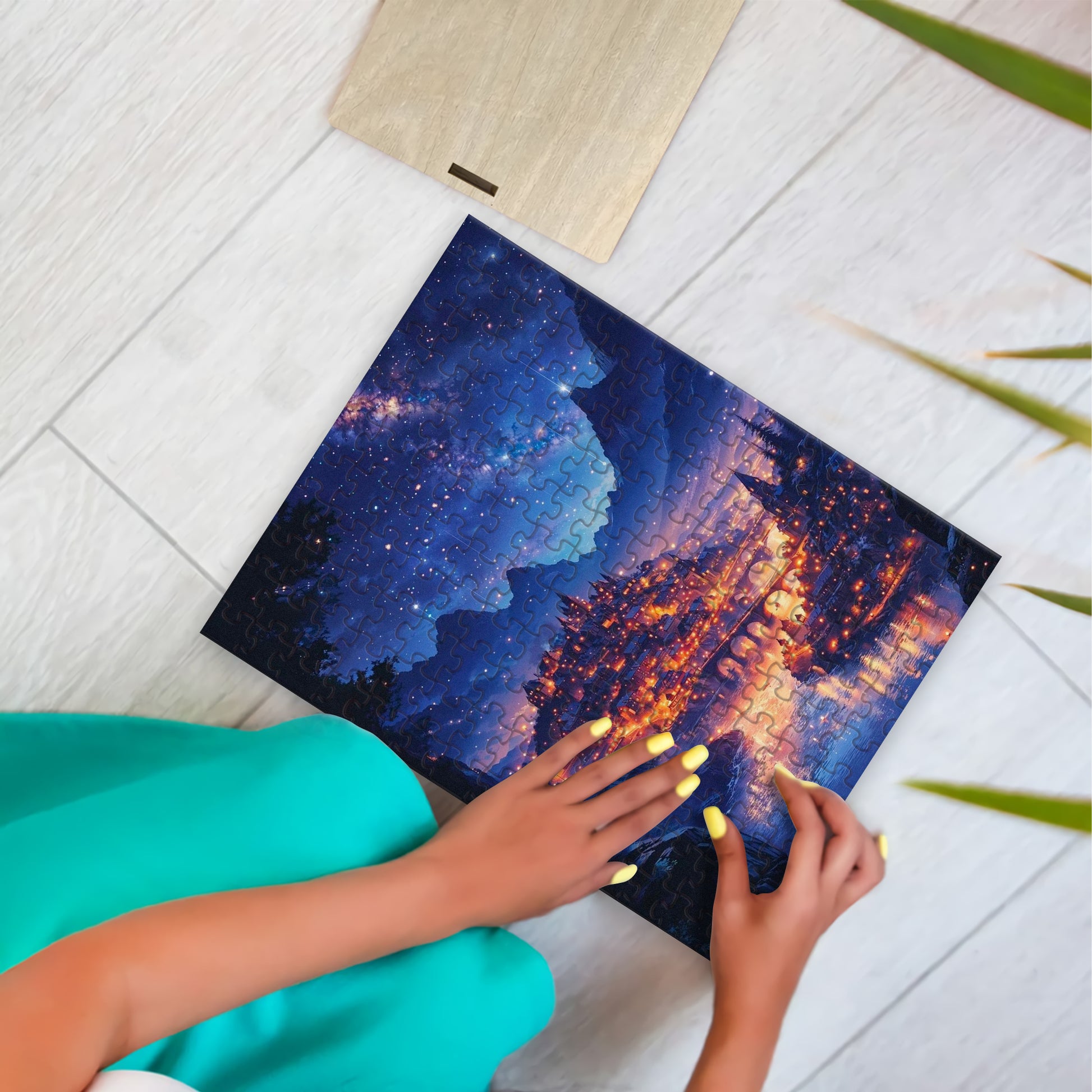 Velaris Night Court Puzzle ACOTAR, Fantasy City of Starlight Wooden Jigsaw Bookish Gift PVLR23