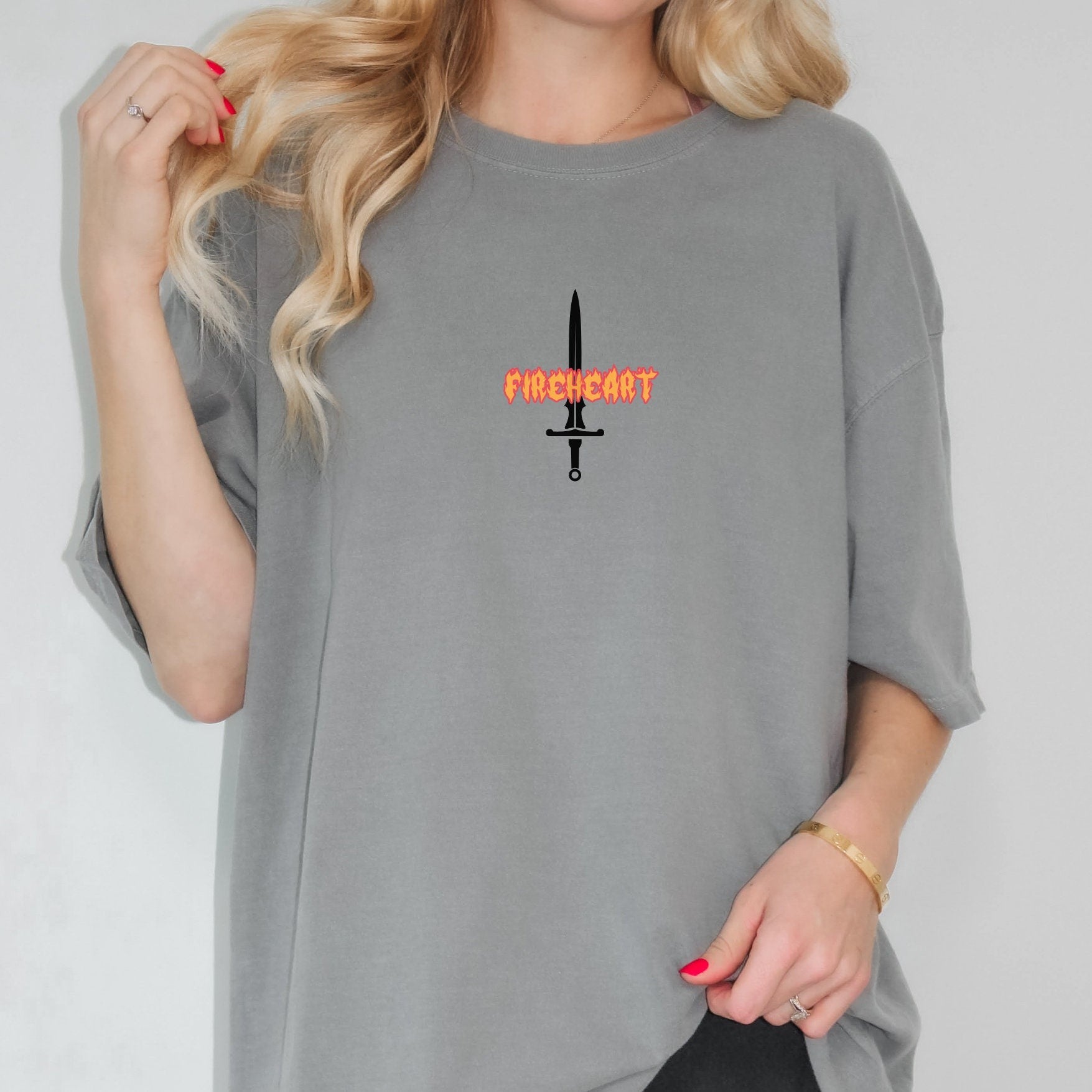 Comfort Colors® Fireheart, Aelin, The Thirteen, TOG, Throne of Glass, Book Shirt Booktok Merch, Bookish T-shirt, Romantasy, Fantasy Reader, Spicy, Book Club CFVLR87
