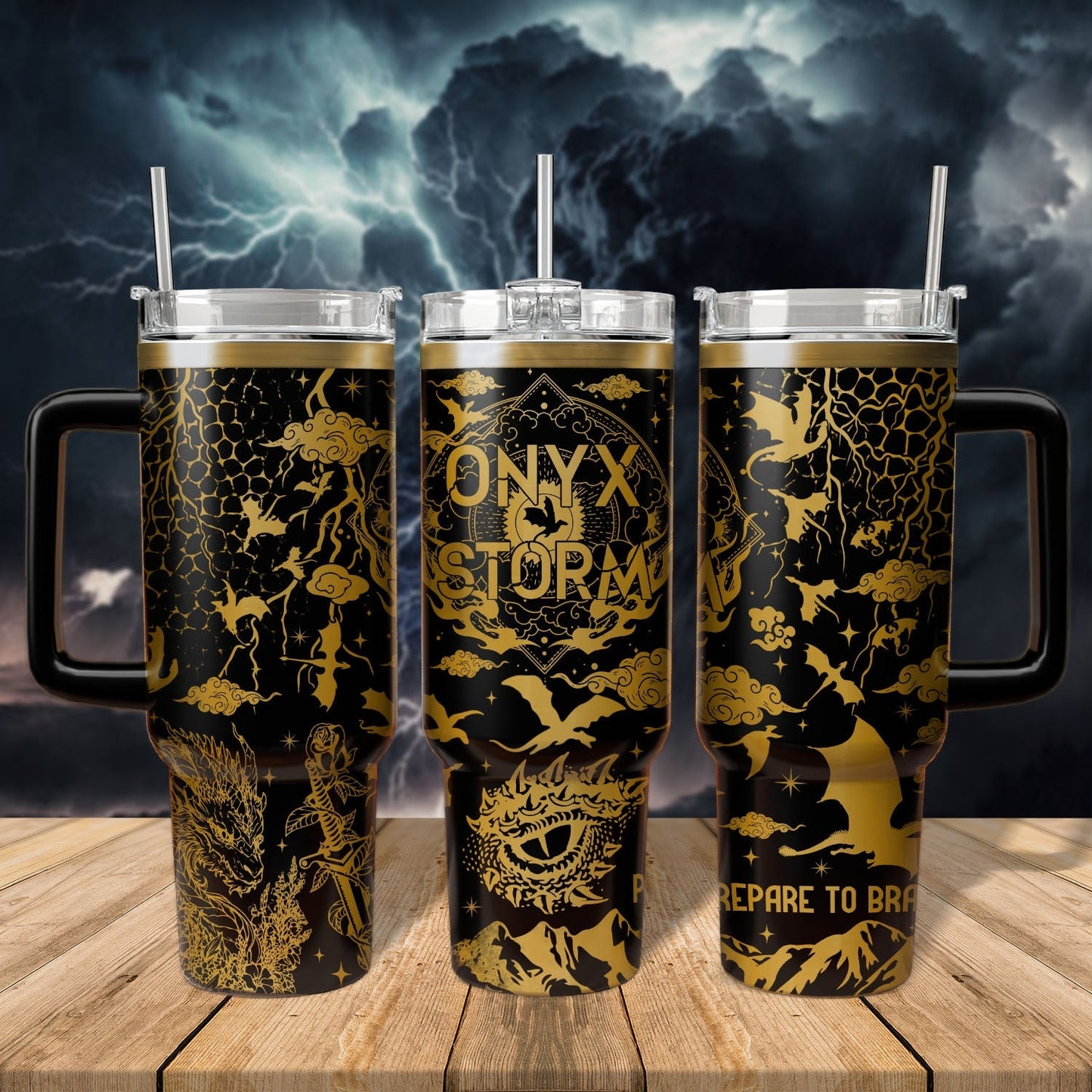 Onyx Storm Book Tumbler 30oz/40oz, Starlight Tumbler 30oz/40oz, Velaris Bookish Gift. VLR26