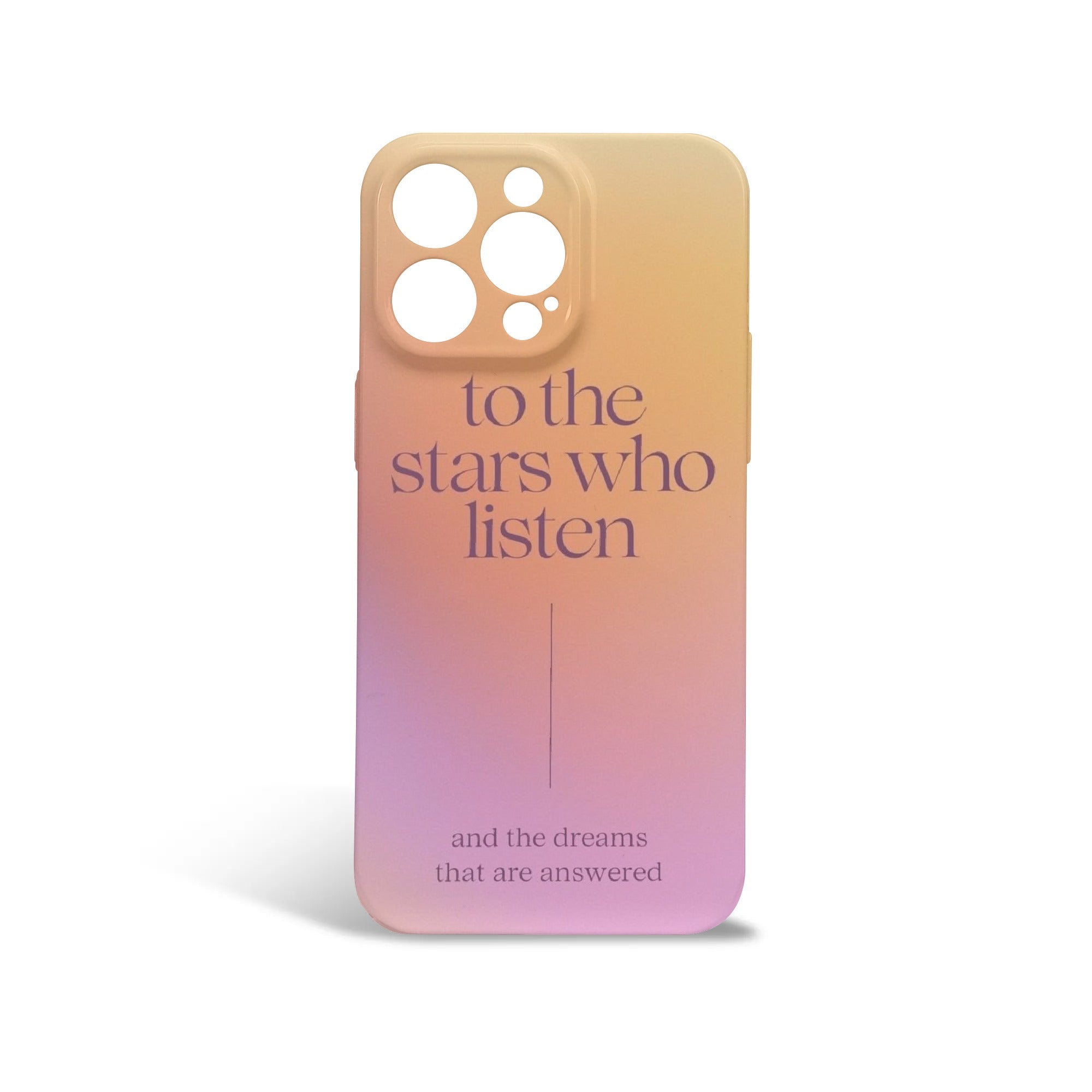 "To the stars who listen.." Quote Inspired Phone Case - ACOTAR Inspired Design, Fantasy Novel iPhone Cover, Book Lover Gift PCVLR22
