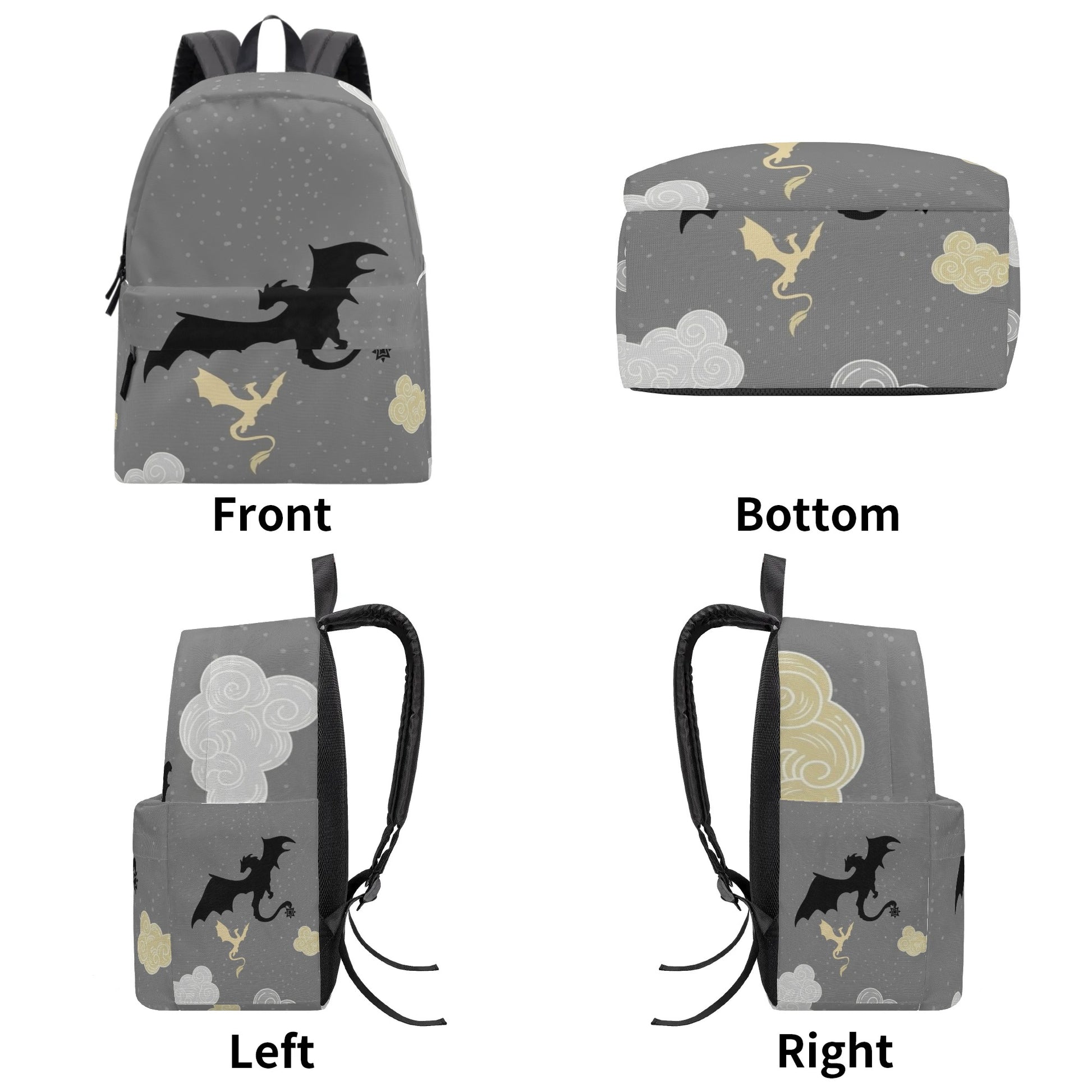 Fourth Wing Backpack, Fourth Wing Inspired Dragon, Winter Themed Book Bag, Gift for Readers BPVLR22