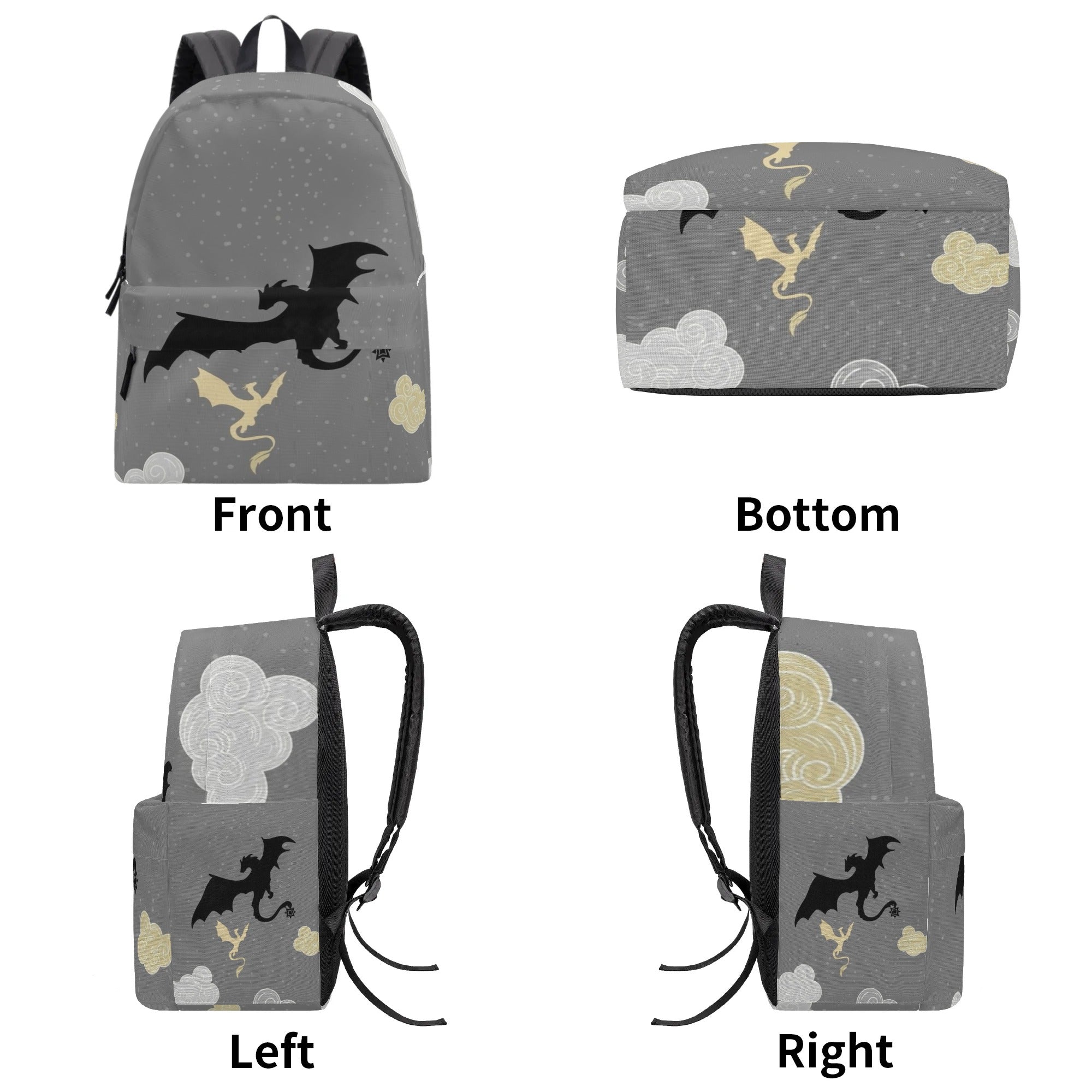 Fourth Wing Backpack, Fourth Wing Inspired Dragon, Winter Themed Book Bag, Gift for Readers BPVLR22