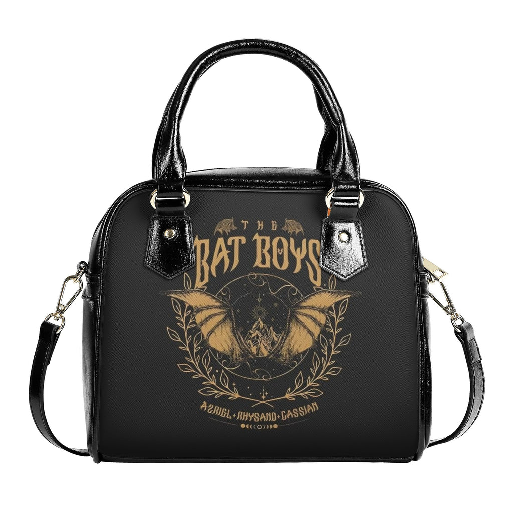 The Bat Boys Leather Bag, ACOTAR Inspired Bag, Personalized Leather Bag, Fantasy Leather Handbag, Perfect Gift for Women. HBVLR24