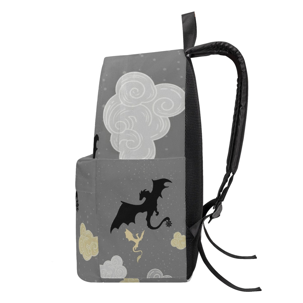 Fourth Wing Backpack, Fourth Wing Inspired Dragon, Winter Themed Book Bag, Gift for Readers BPVLR22