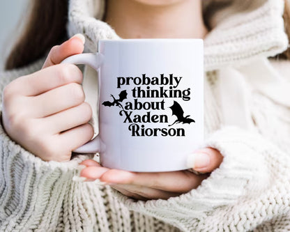 Xaden Riorson Mug, Basgiath War College, Bookish Gift for Her, Christmas Birthday Gifts for Book Lovers, Smut Bookworm Mug, Book Mug MGVLR23