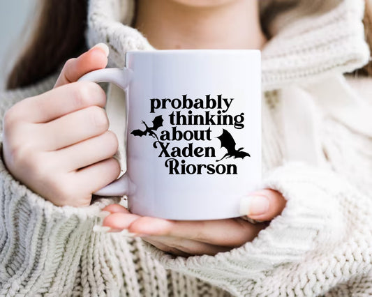 Xaden Riorson Mug, Basgiath War College, Bookish Gift for Her, Christmas Birthday Gifts for Book Lovers, Smut Bookworm Mug, Book Mug MGVLR23