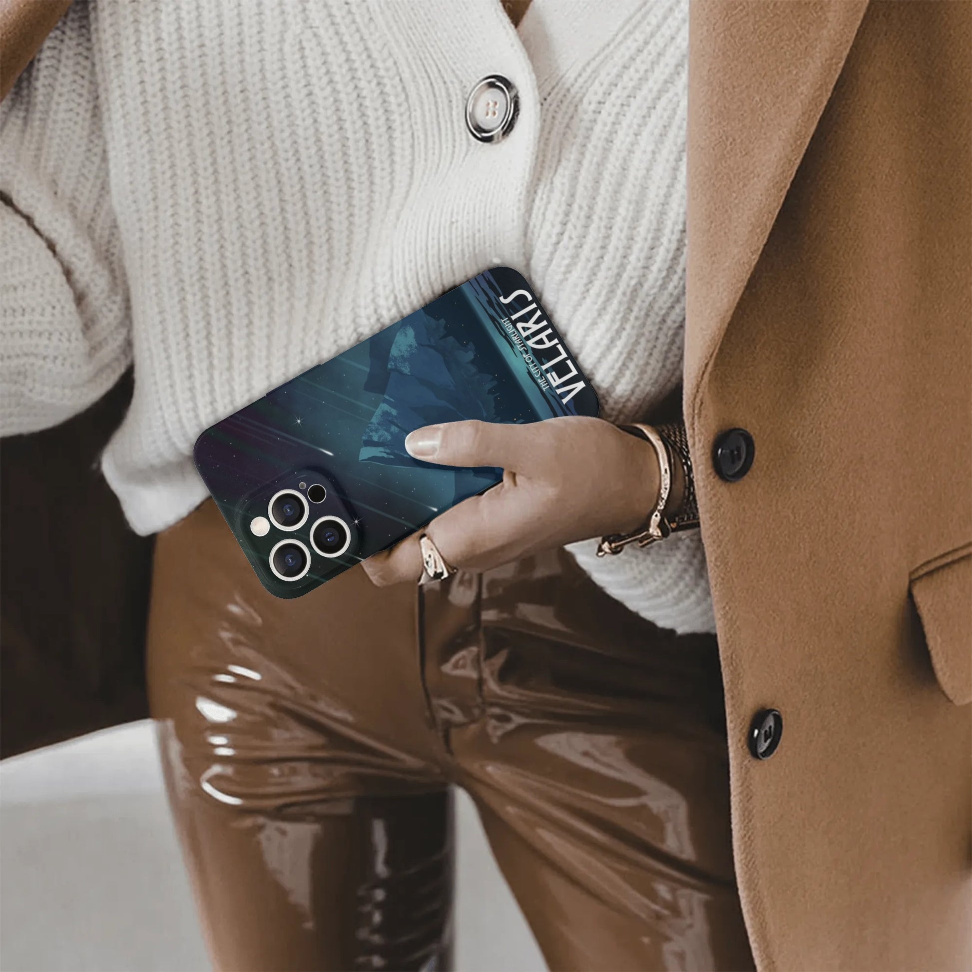 The city of starlight Velaris Inspired Phone Case - ACOTAR Inspired Design, Fantasy Novel iPhone Cover, Book Lover Gift PCVLR23