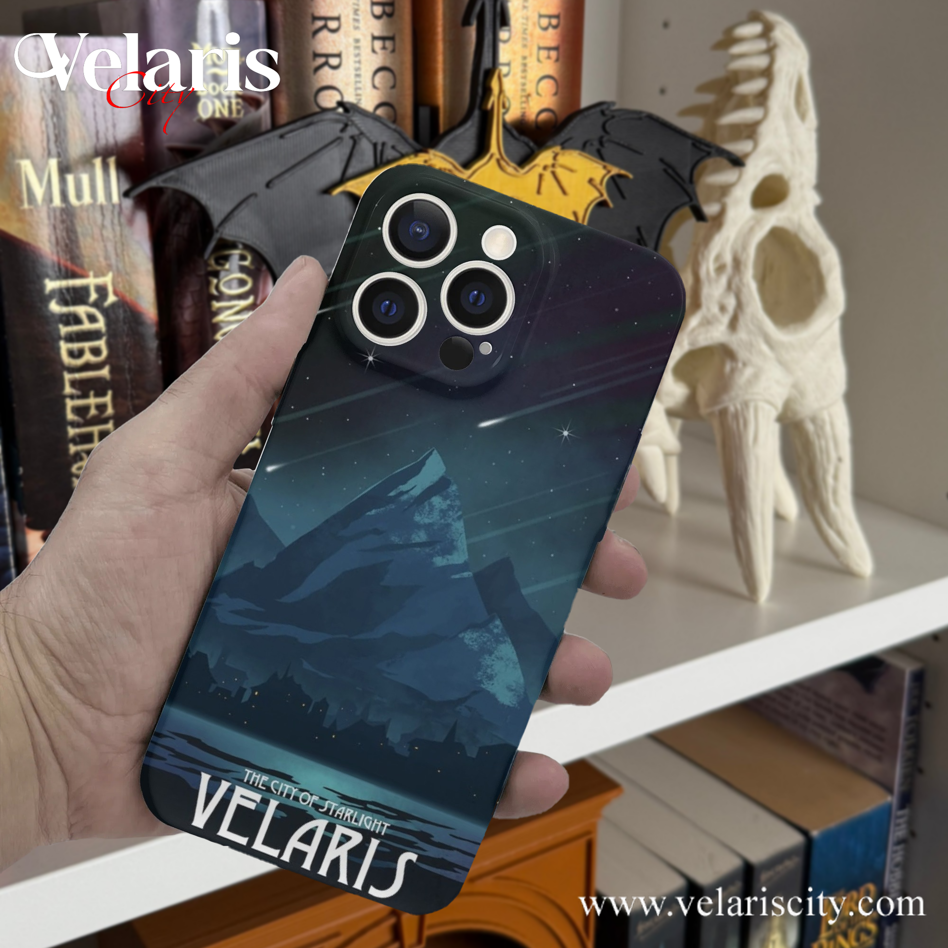 The city of starlight Velaris Inspired Phone Case - ACOTAR Inspired Design, Fantasy Novel iPhone Cover, Book Lover Gift PCVLR23