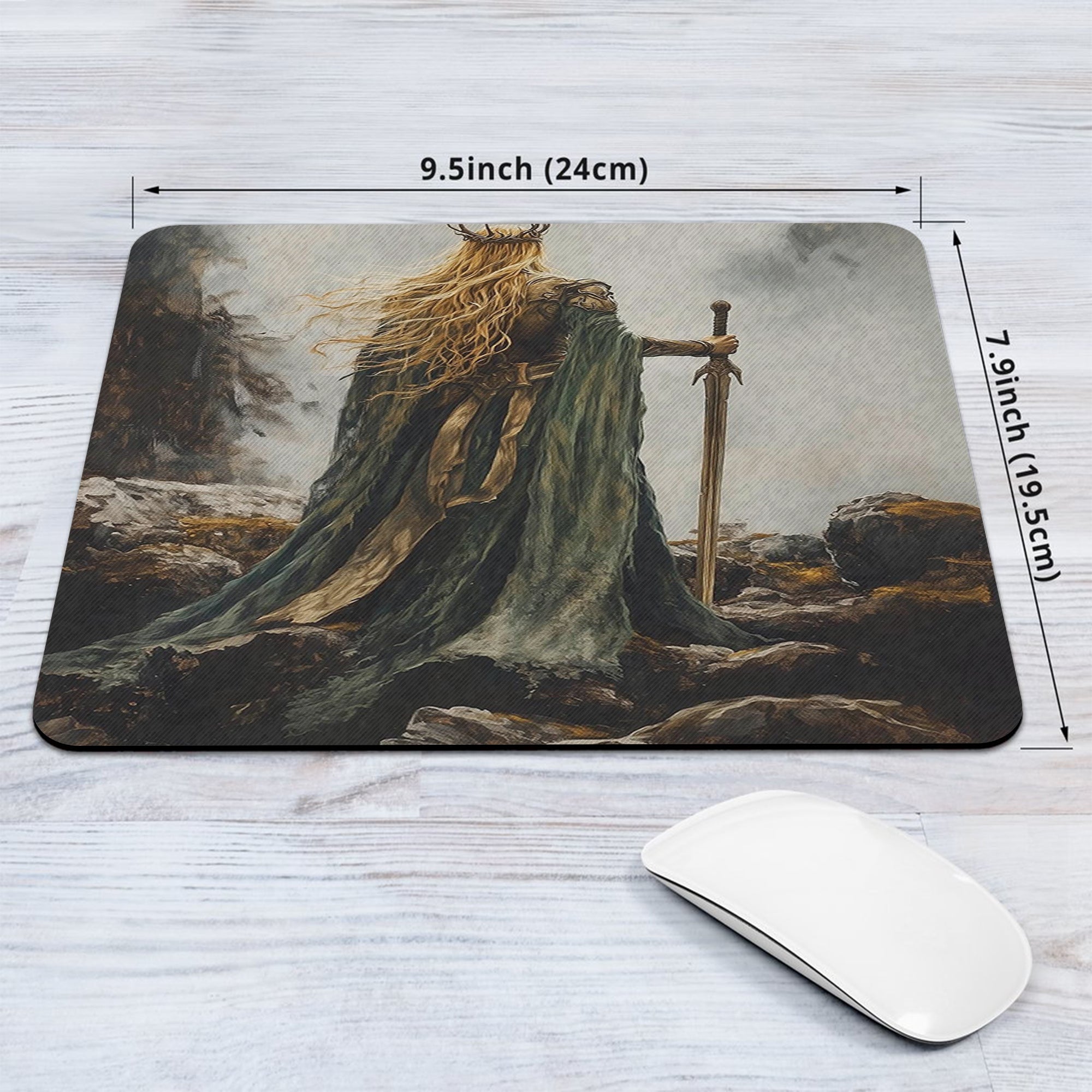 Throne of Glass Desk Mat, Manon Blackbeak, Dorian Havilliard, Aelin Galathynius Mouse Pad, Sarah J Maas Inspired Desk Pad DMVLR25