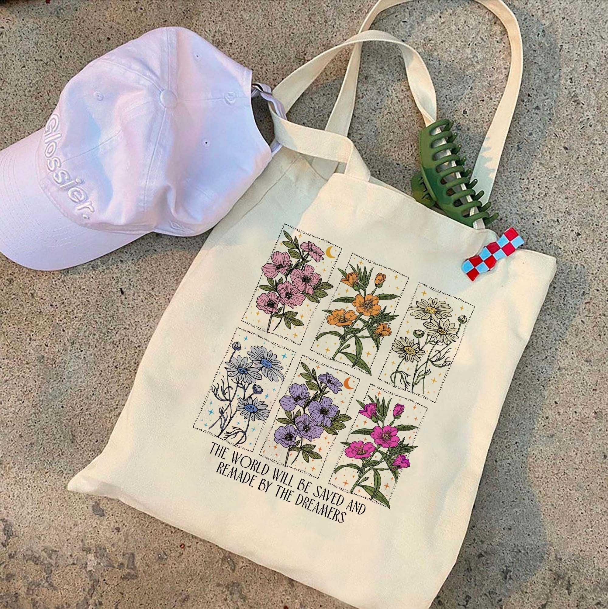 Throne Of Glass Tote Bag, The World Will Be Saved And Remade By The Dreamers Tote Bag, Sarah J Maas Tote Bag, Aelin Quote Tote Bag, SJM Bag TBVLR23