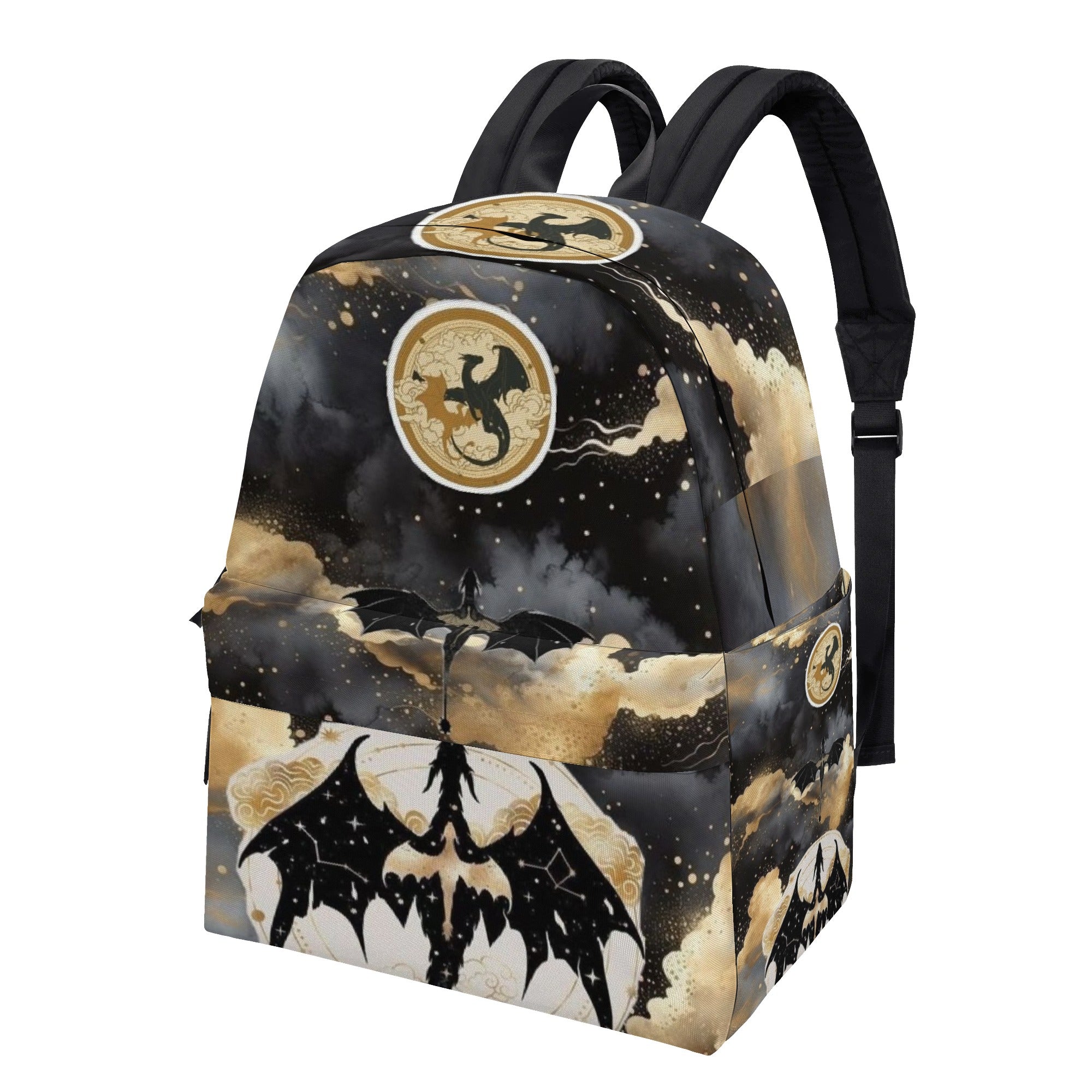 Fourth Wing Backpack, Dragon and Stars Design, Fantasy Book Bag, Book Lover Gift BPVLR24