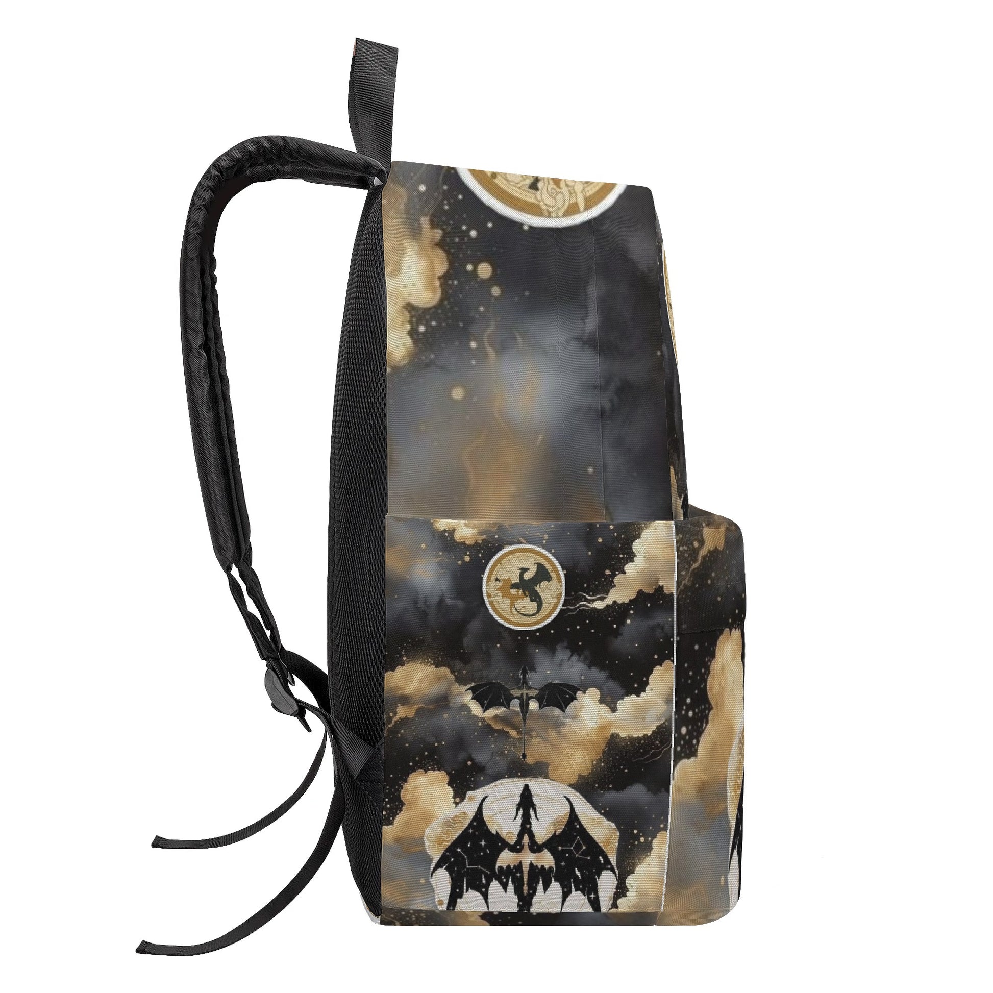 Fourth Wing Backpack, Dragon and Stars Design, Fantasy Book Bag, Book Lover Gift BPVLR24