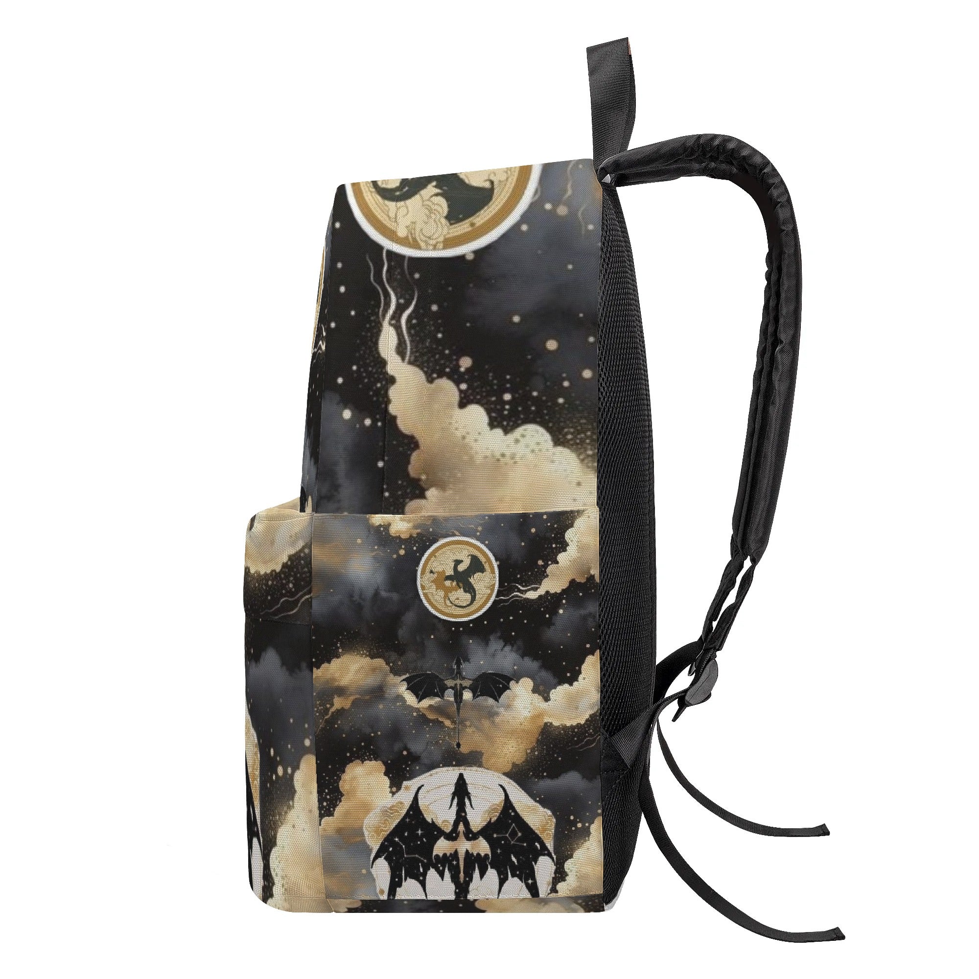 Fourth Wing Backpack, Dragon and Stars Design, Fantasy Book Bag, Book Lover Gift BPVLR24