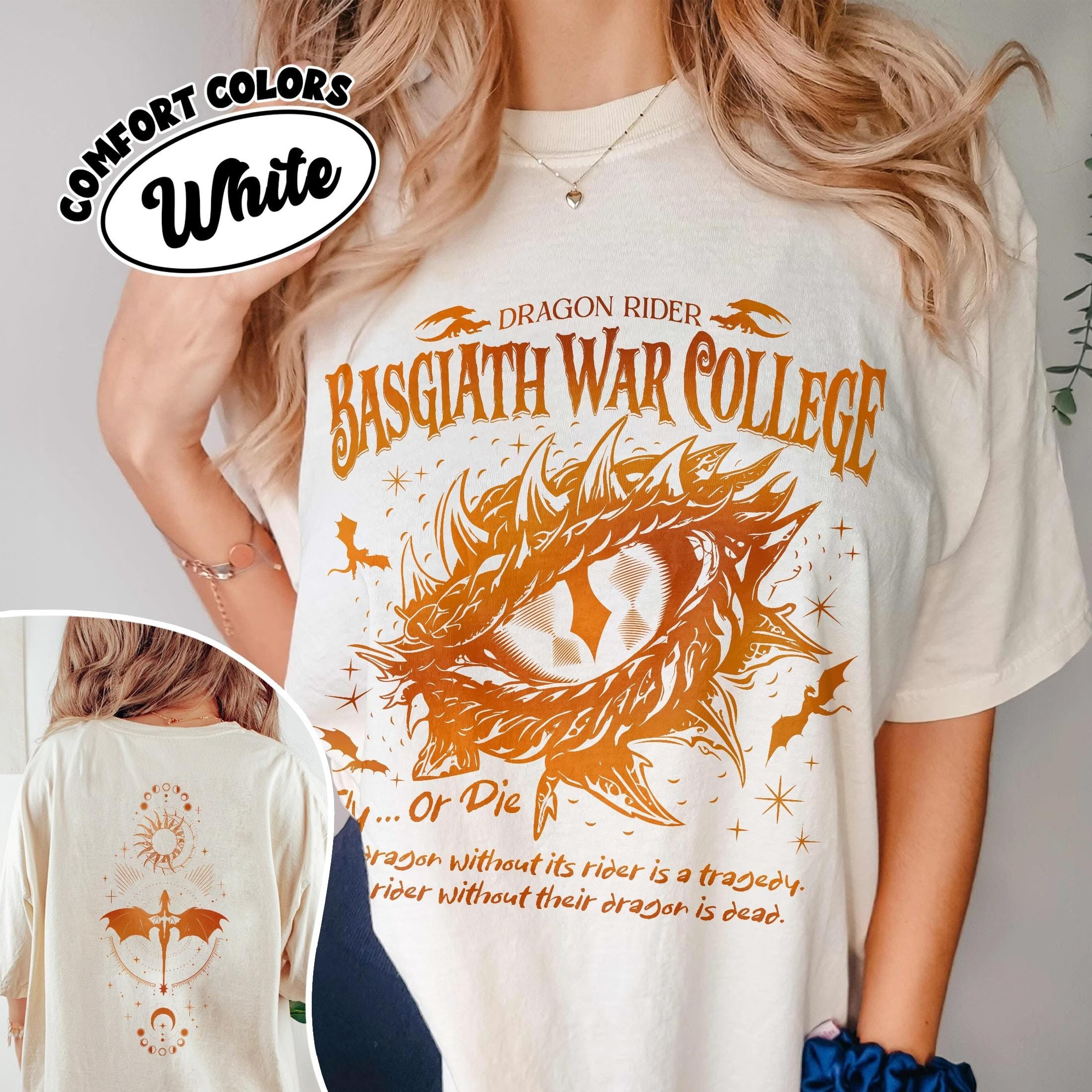 Comfort Colors  Basgiath War College Fourth Wing 2, Dragon Rider Dragon Lover Designs, Riders Quadrant Rebecca Yoros Clipart CFVLR33