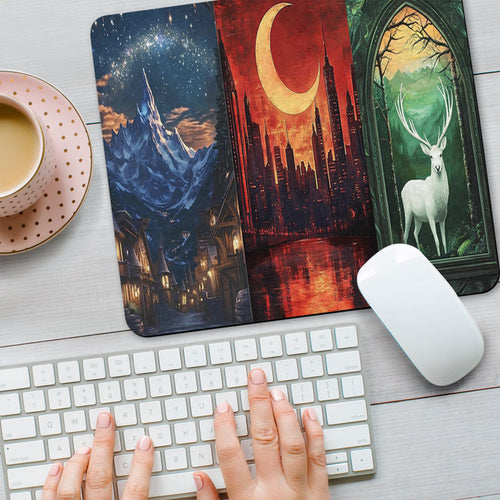 ACOTAR Desk Mat, Velaris Night Court, Crescent City, Great Stag Mouse Pad, SJM Inspired Desk Pad DMVLR26
