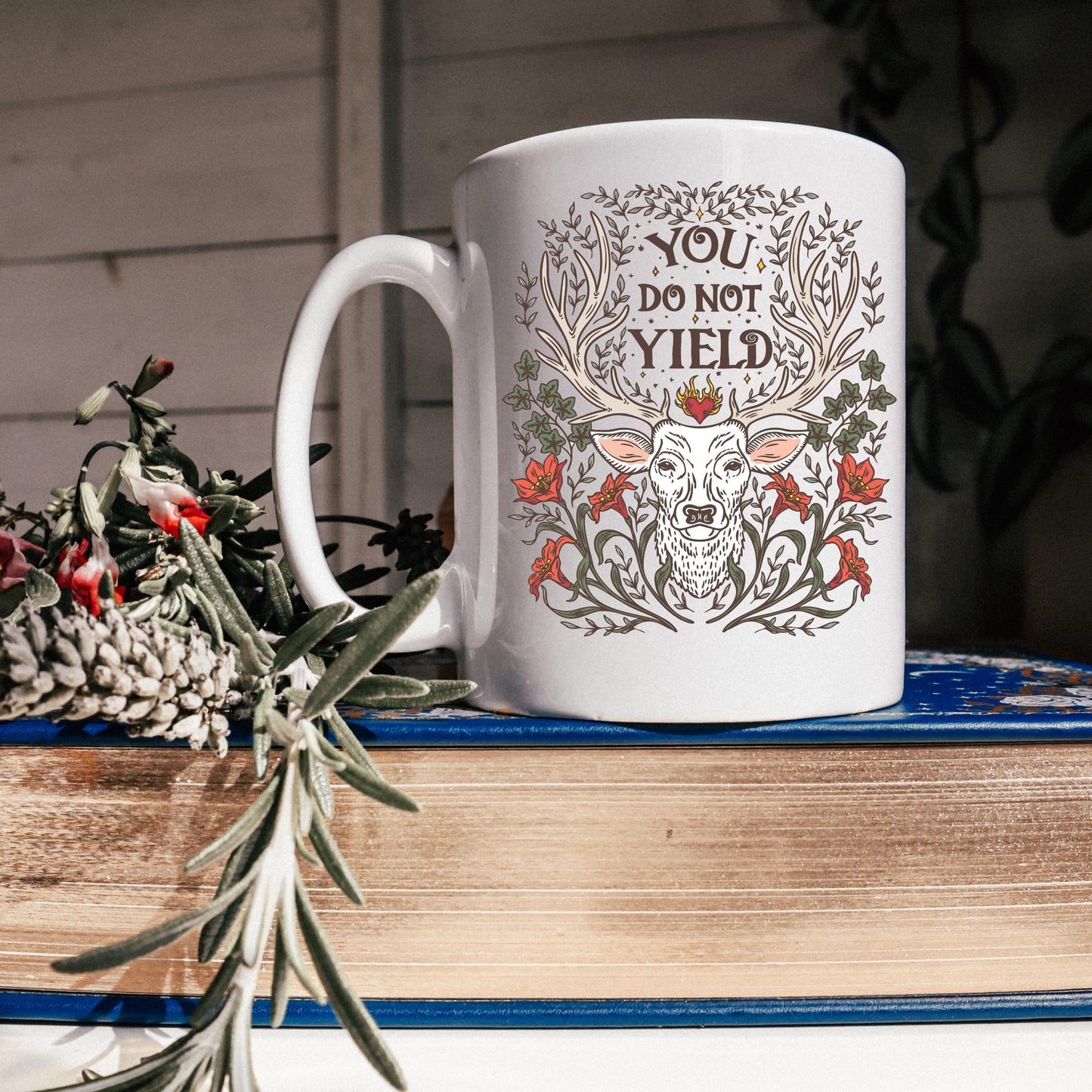 You Do Not Yield Officially Licensed SJM TOG Mug, Bookish Coffee Cup, Fantasy Reader Gifts, Bookworm Tea Cup, Throne of Glass Mug MGVLR26