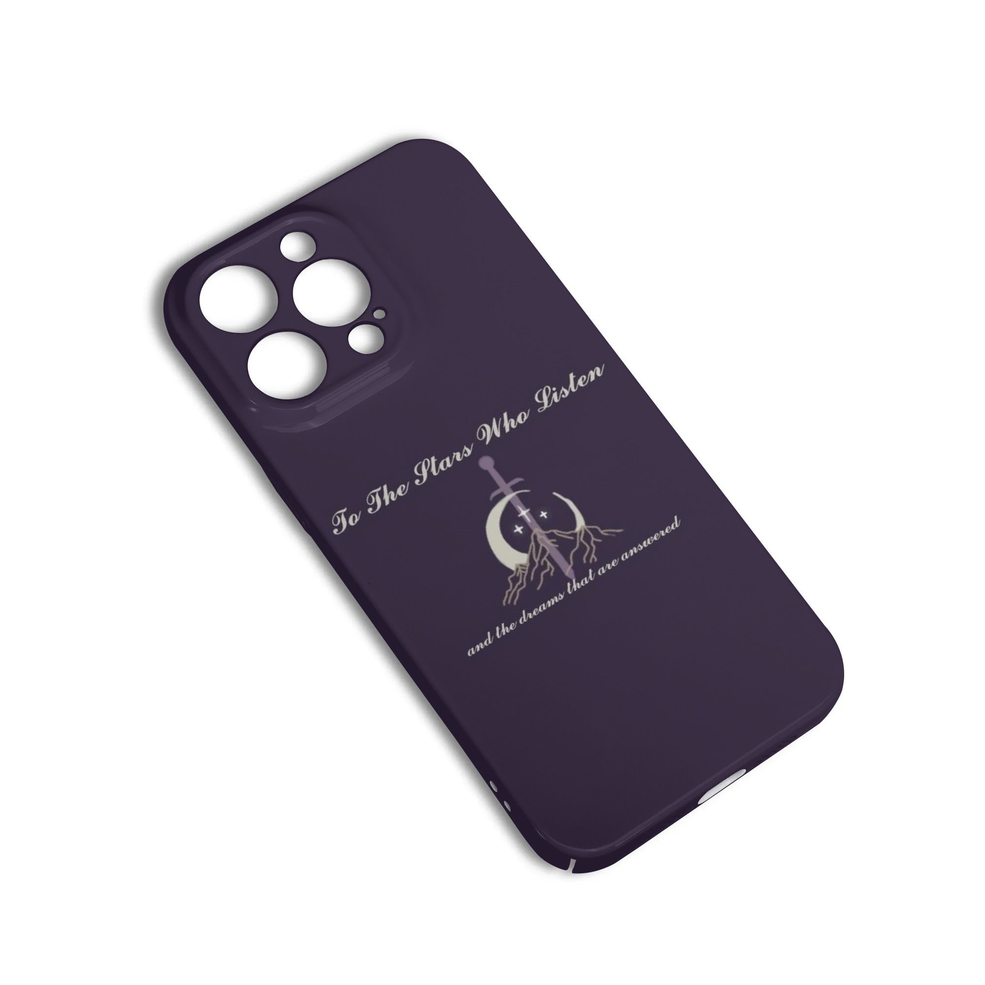 Phone Case To The Stars Who Listen Quote - ACOTAR Inspired Design, Fantasy Novel iPhone Cover, Book Lover Gift PCVLR26