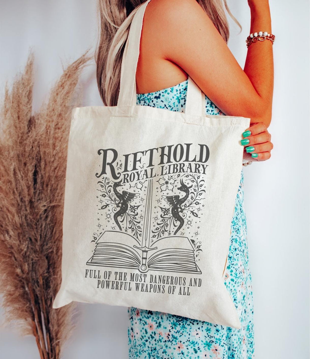 Throne of Glass Tote Bag, SJM Merch, Aelin Galathynius, Bookish Gift, Romantasy Reader, Booktok, Bookstagram, Rowan Whitethorn TBVLR25