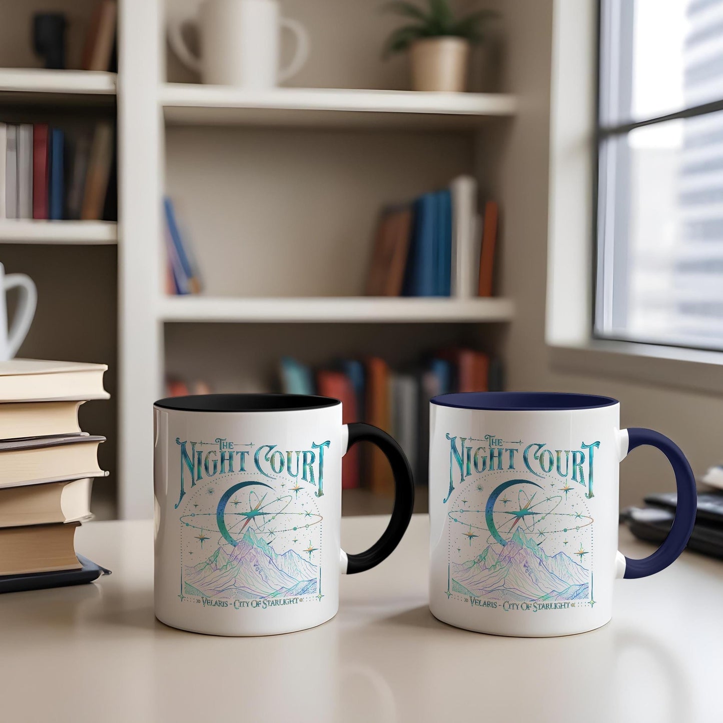 Acotar Velaris Coffee Mug, Acotar The Night Court Ceramic Mug, SJM Mug Merch, Gift For Book Lover MGVLR28
