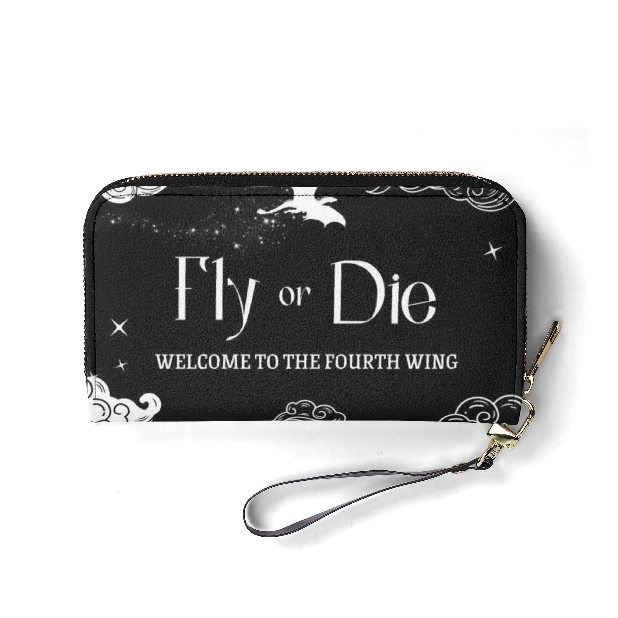 "Fly Or Die" Leather Bag, Fourth Wing Inspired Bag, Personalized Leather Bag, Fantasy Leather Handbag, Perfect Gift for Women. HBVLR29