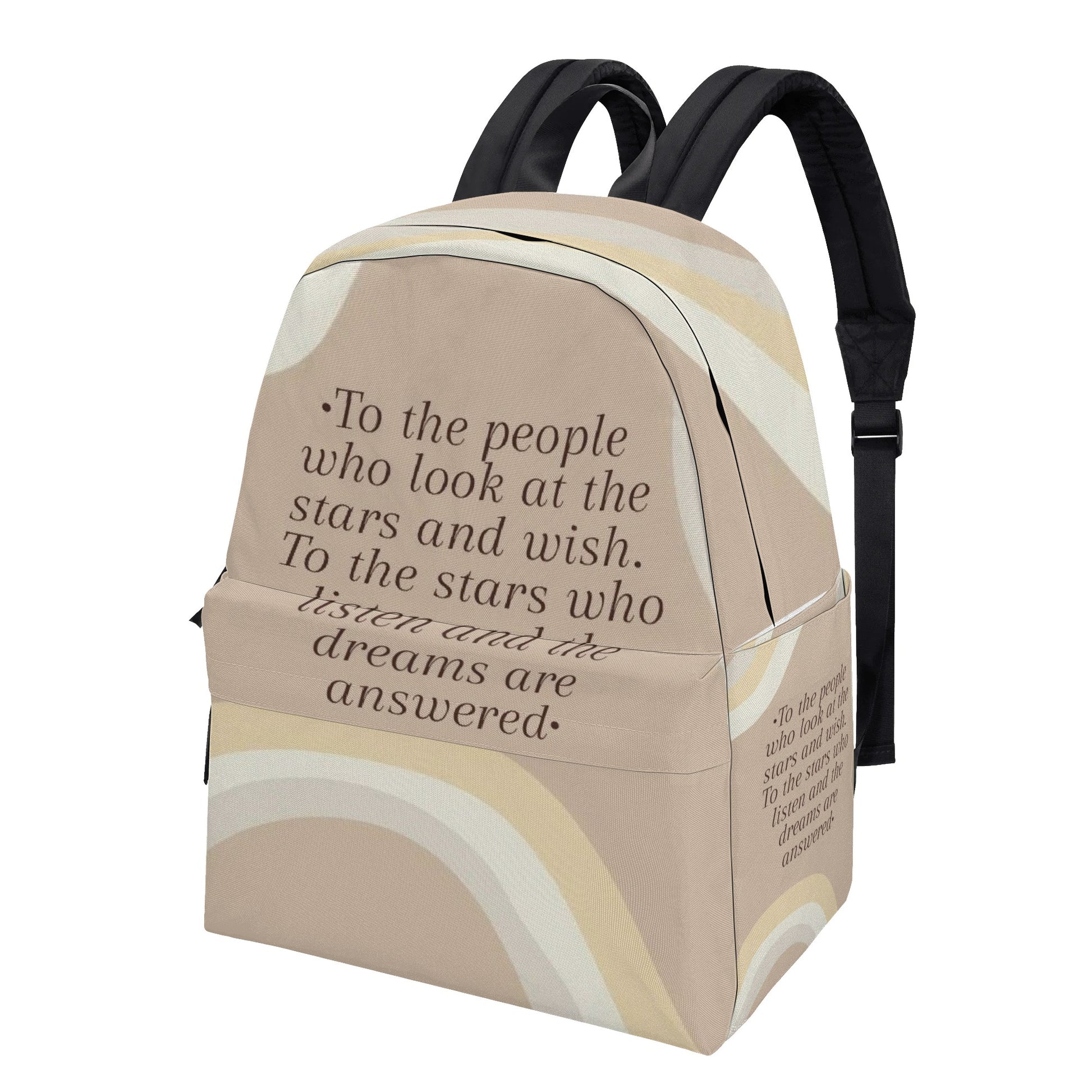 To the stars who listen Quote Backpack, ACOTAR Inspirational Quotes Backpack, Book Lover Gift BPVLR34