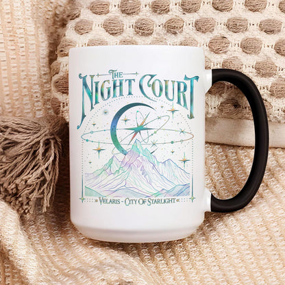 Acotar Velaris Coffee Mug, Acotar The Night Court Ceramic Mug, SJM Mug Merch, Gift For Book Lover MGVLR28