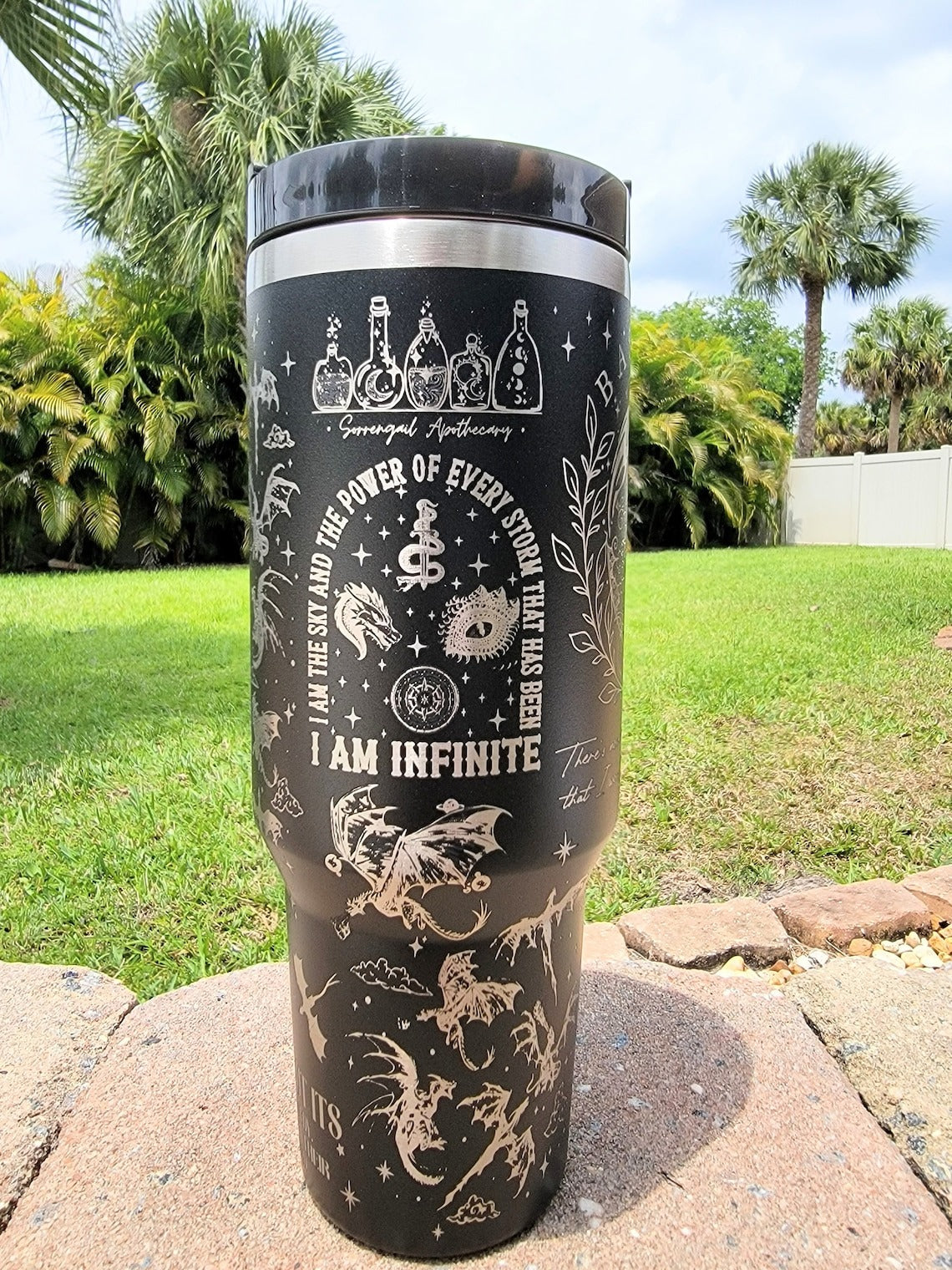 Fouth Wing Tumbler 30oz/40oz, Basgiath War College Tumbler, Fourth Wing Tumbler. VLR36