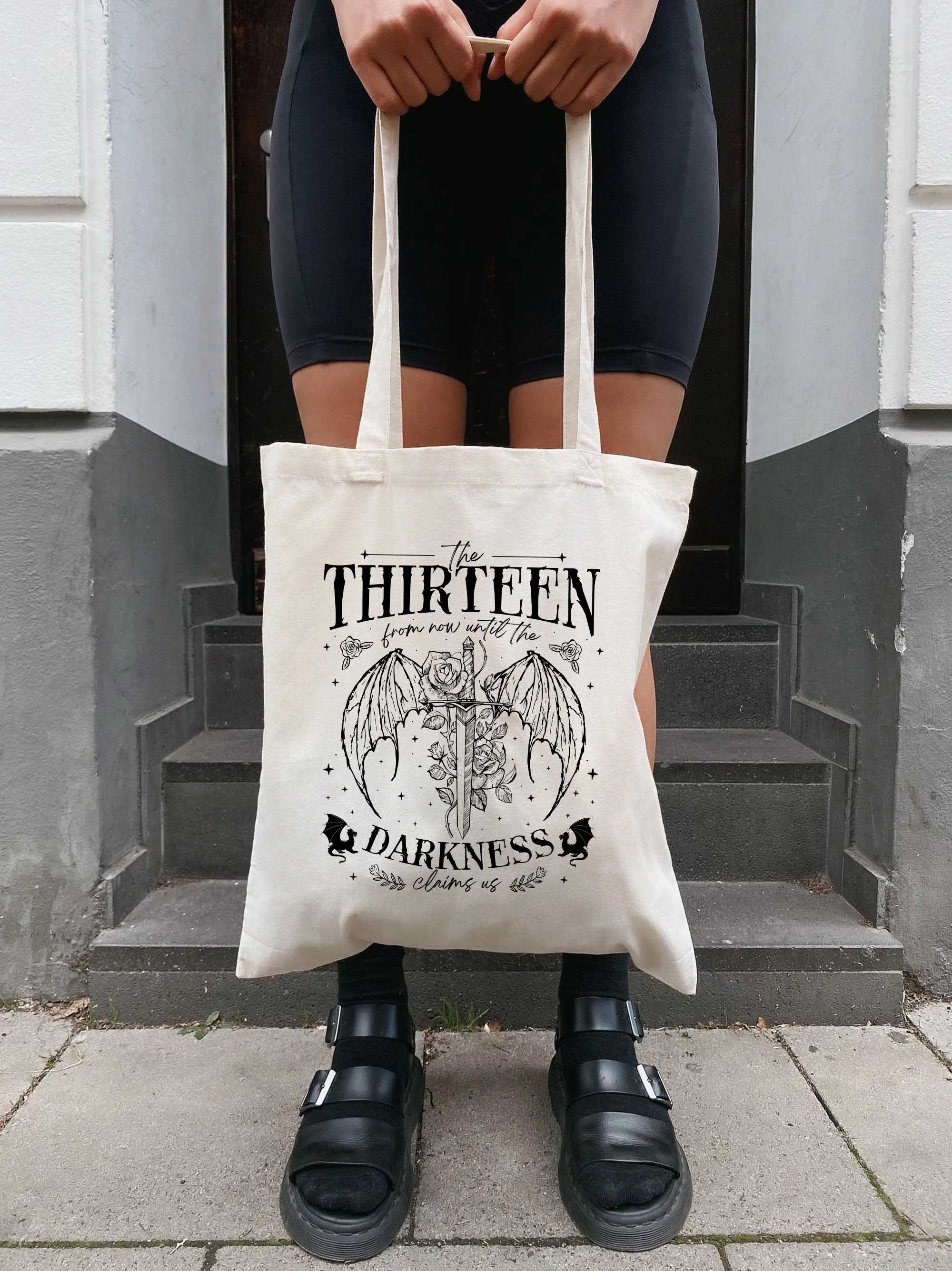 The Thirteen Throne Of Glass Tote Bag, Sjm TOG Manon, From Now Until The Darkness Claims Us Tote Bag, We Are The Thirteen, Bookish Gift TBVLR27