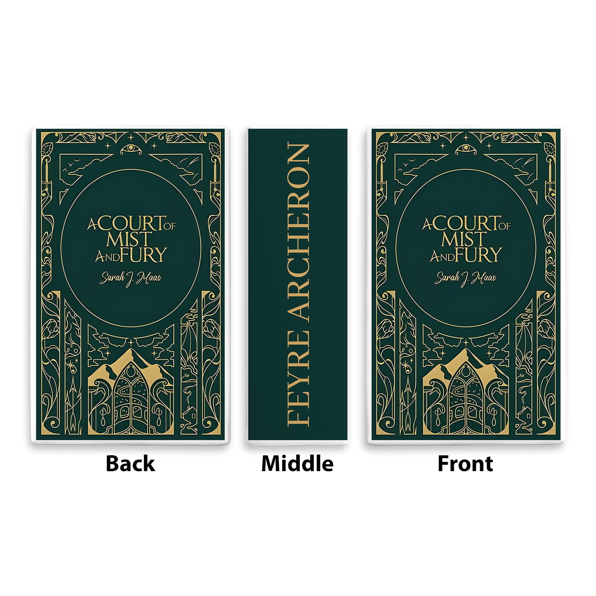 A Court of Mist And Fury Ceramic Book Vase, Ceramic Fantasy Vase for Book Lovers, Book Gift For Fan CVVRL29