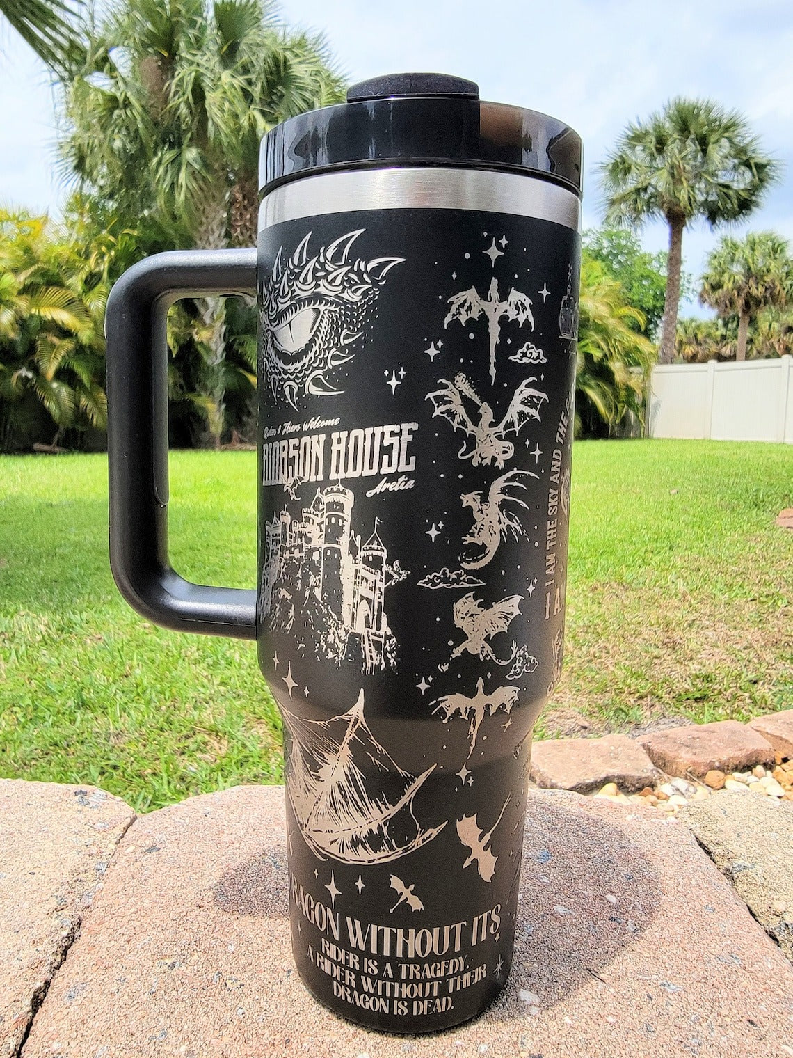 Fouth Wing Tumbler 30oz/40oz, Basgiath War College Tumbler, Fourth Wing Tumbler. VLR36