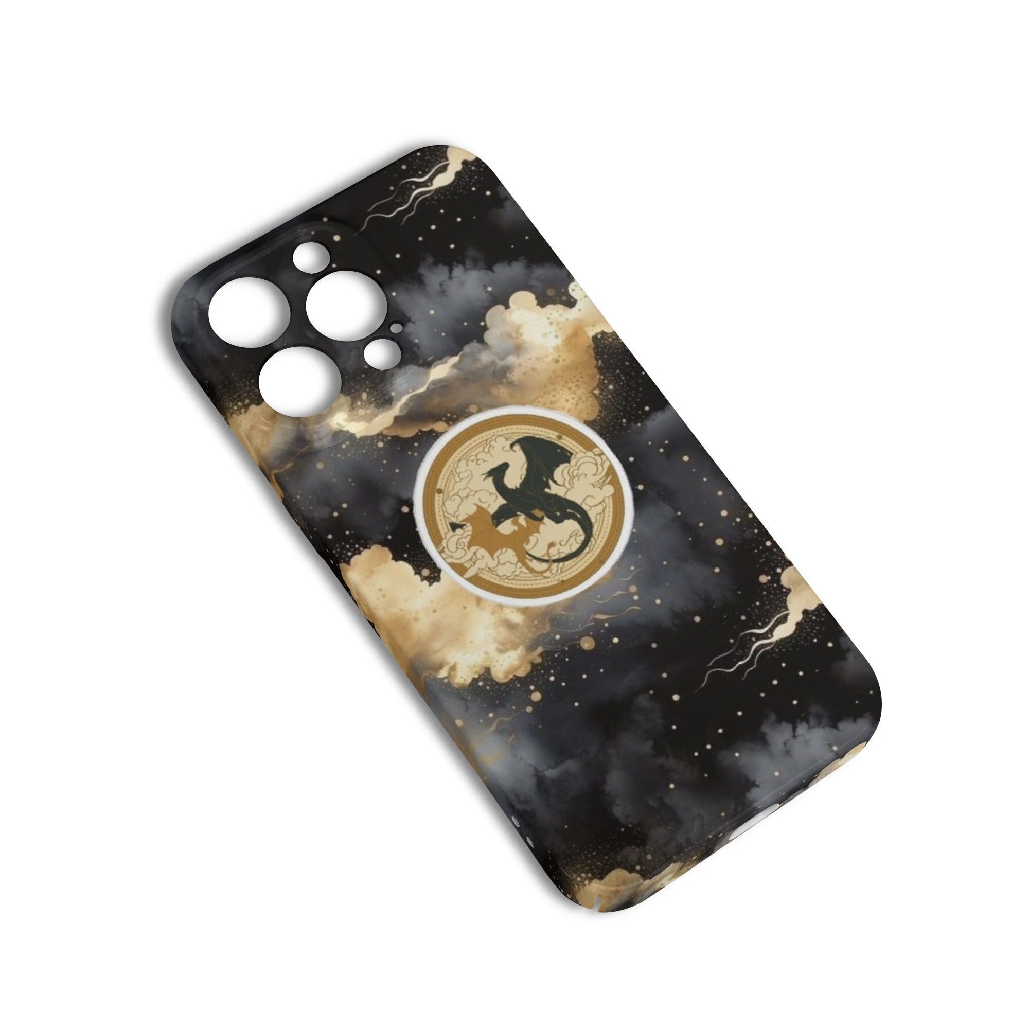 Phone Case Fourth Wing Inspired Dual Dragons - Fourth Wing Inspired Design, Fantasy Novel iPhone Cover, Book Lover Gift PCVLR27