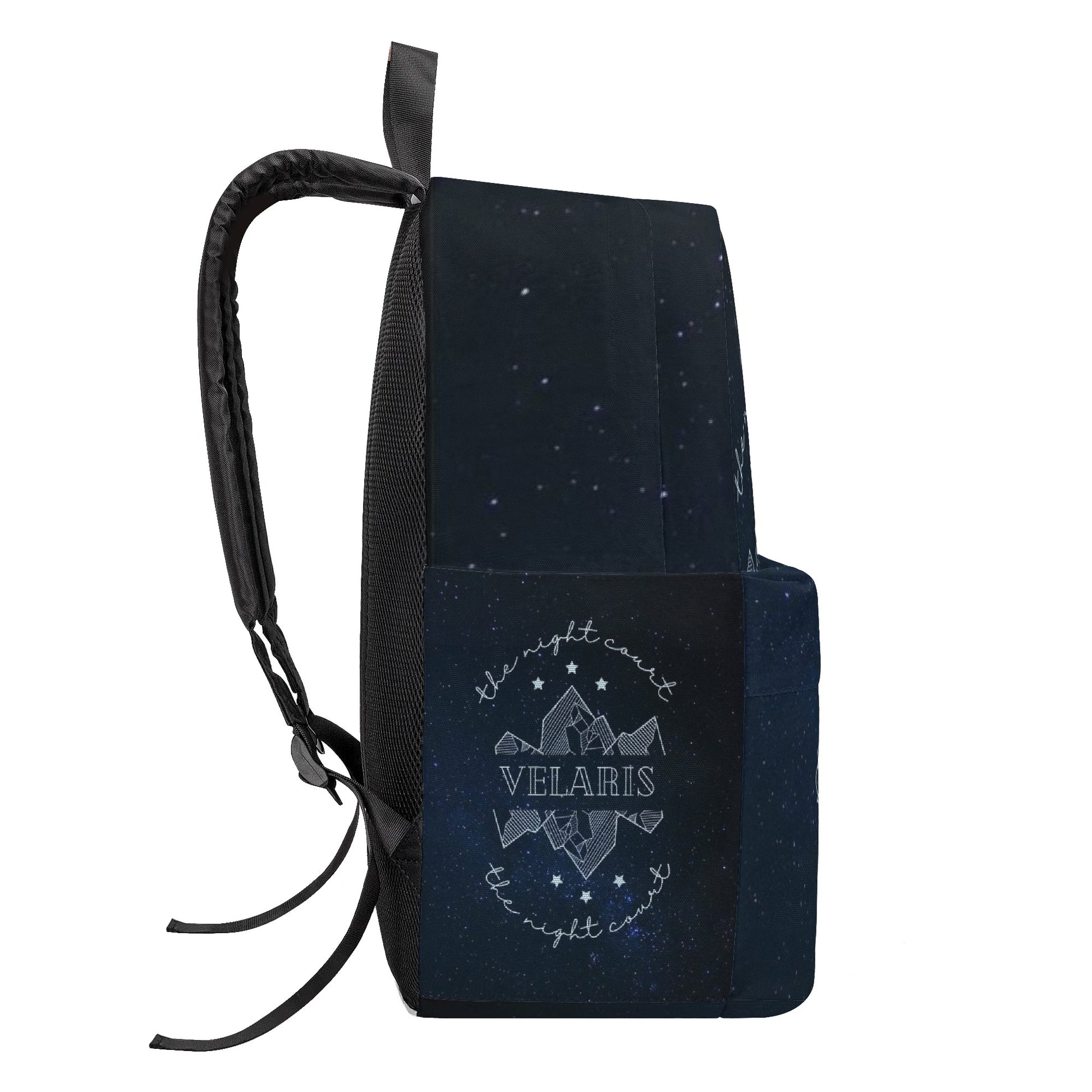The Night Court Velaris Backpack, ACOTAR Inspirational Quotes Backpack, Elegant Literary Quote School Backpack, Book Lover Gift BPVLR37