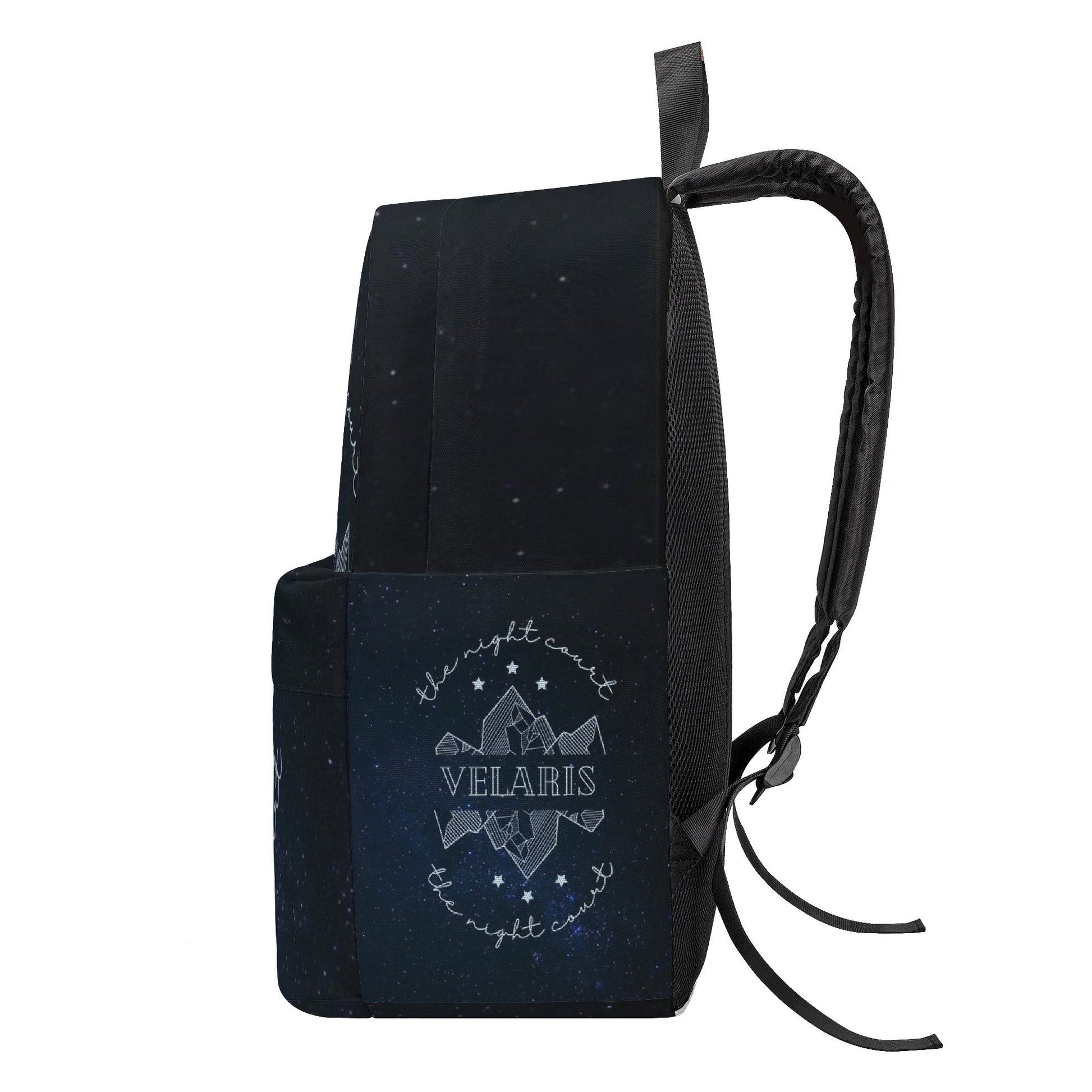 The Night Court Velaris Backpack, ACOTAR Inspirational Quotes Backpack, Elegant Literary Quote School Backpack, Book Lover Gift BPVLR37