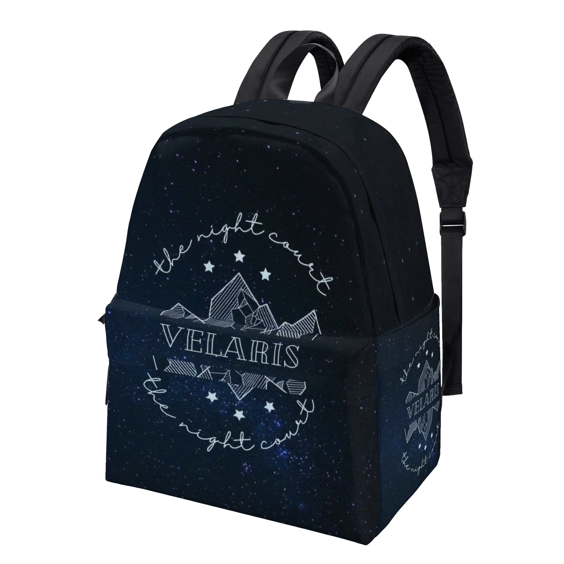 The Night Court Velaris Backpack, ACOTAR Inspirational Quotes Backpack, Elegant Literary Quote School Backpack, Book Lover Gift BPVLR37
