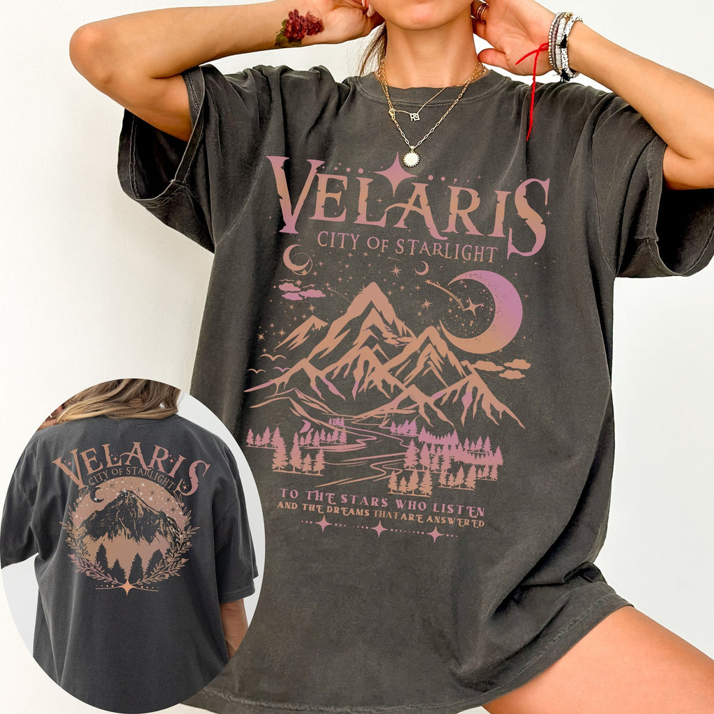 Velaris Shirt, ACOTAR Comfort Colors, City Of Starlight, Night Court T-Shirt, Rhysand Quotes, Sarah J Maas Apparel, Book Lover Gift CFVLR69